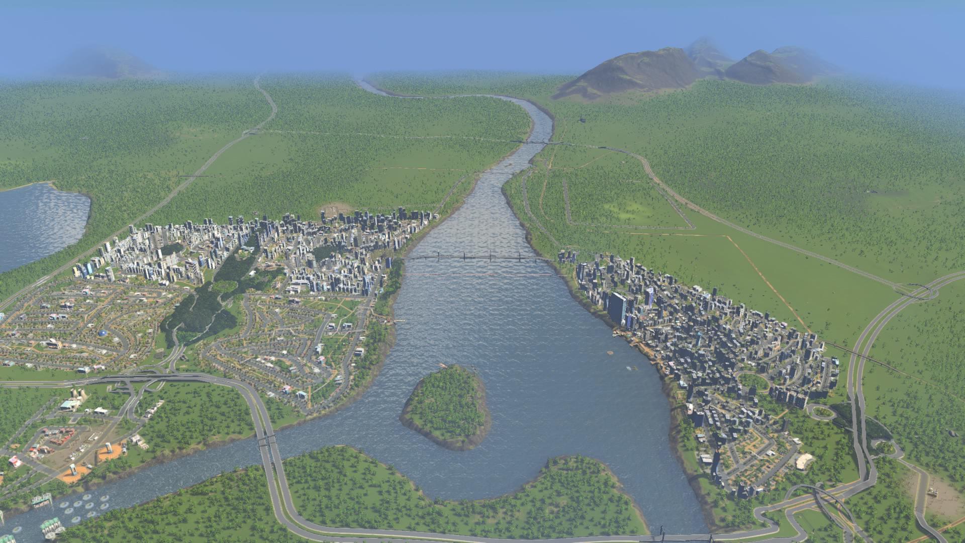 Just got a big population boom today to 50K POP r/CitiesSkylines