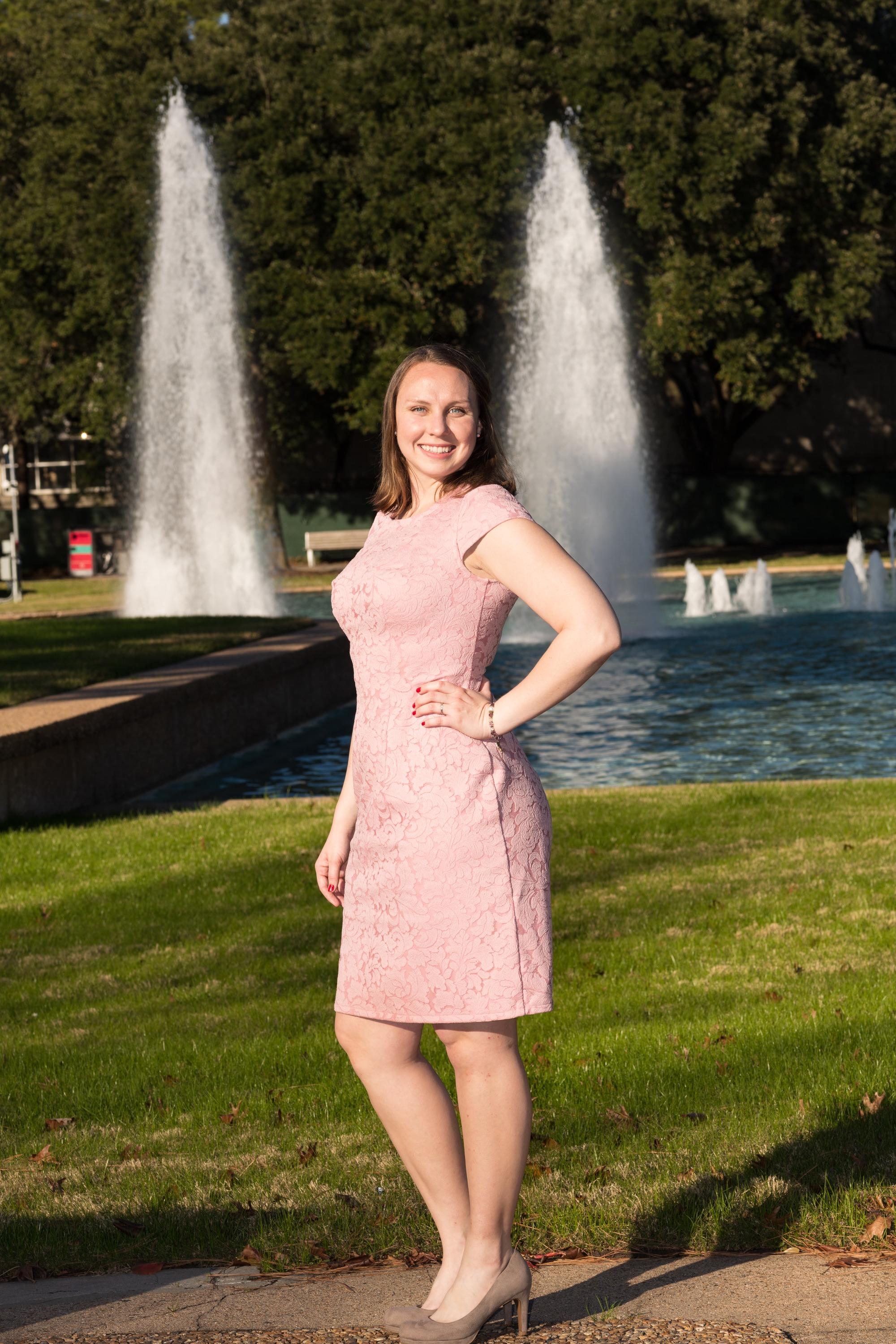 I am so happy I got to wear something I made for my white coat ceremony