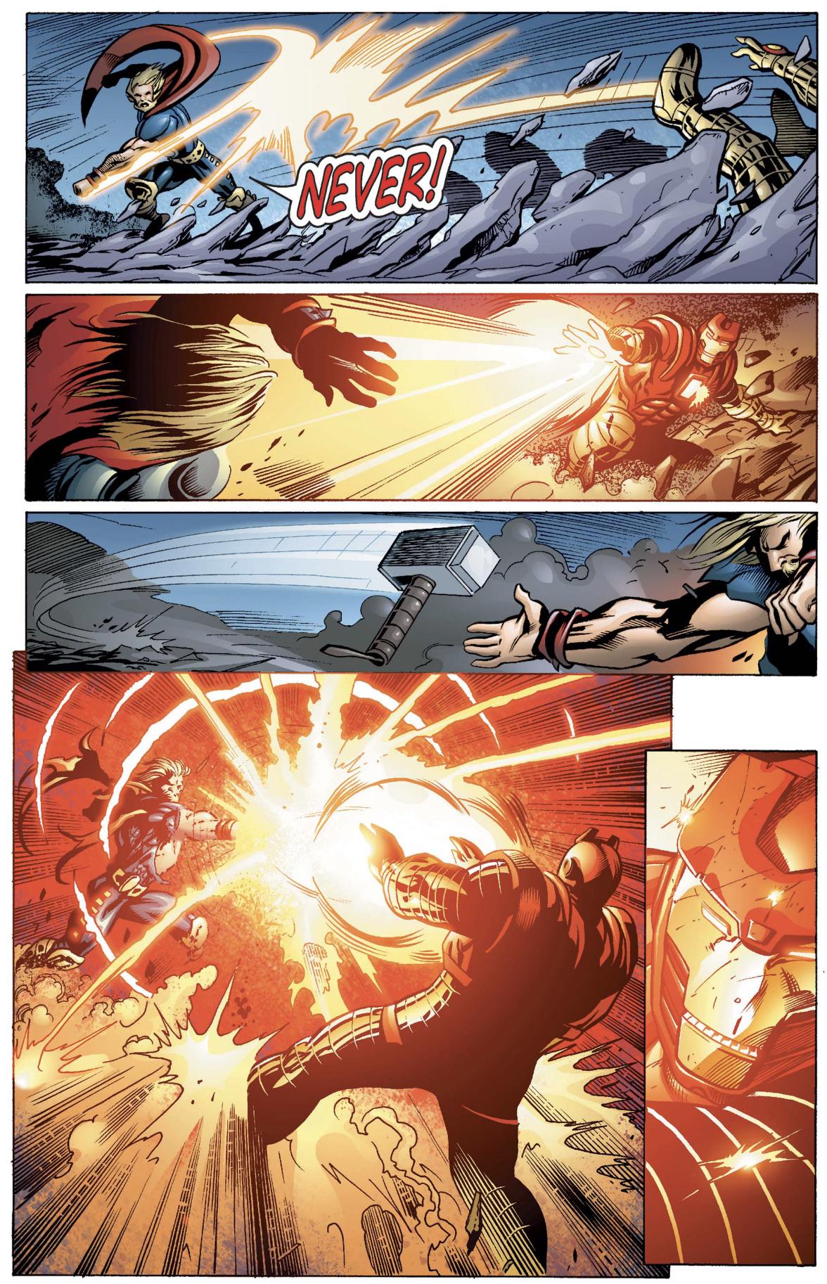 Thor vs Iron Man Iron Man (1998) 64