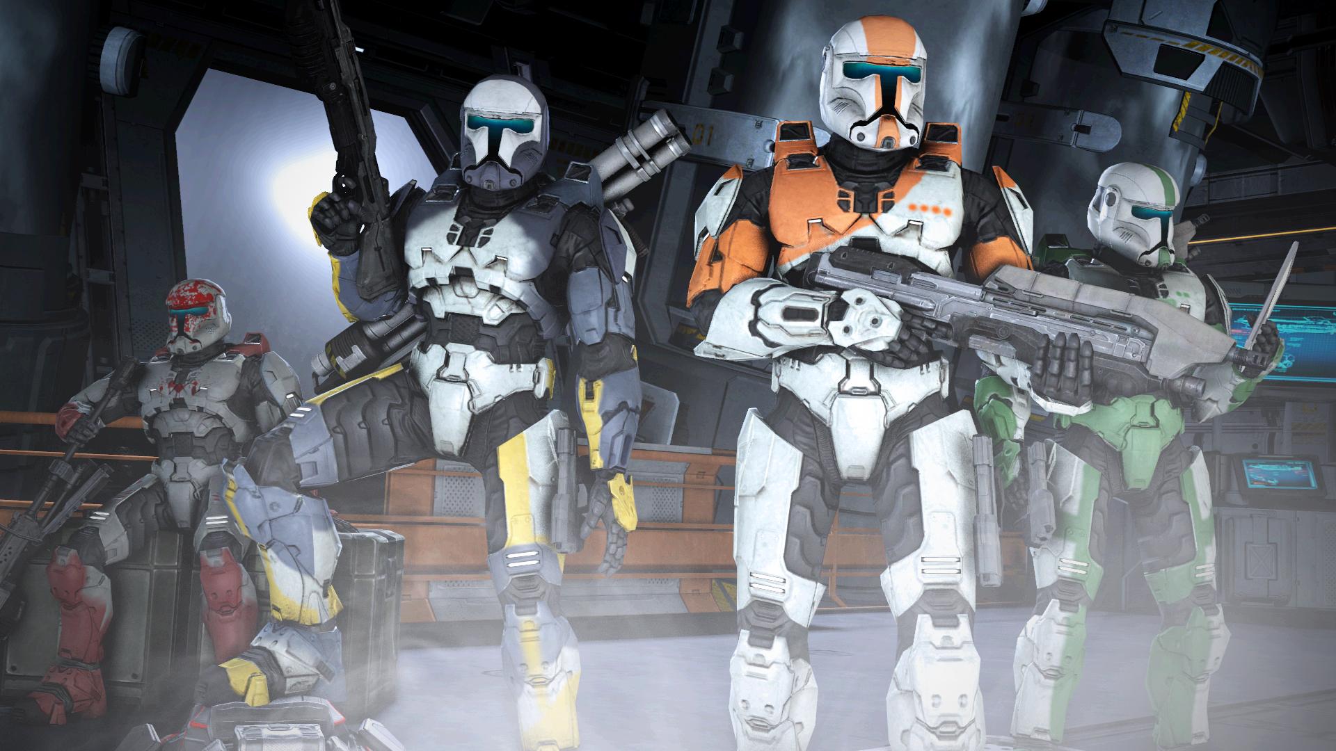 Delta Squad (Star Wars Republic Commando) reimagined as