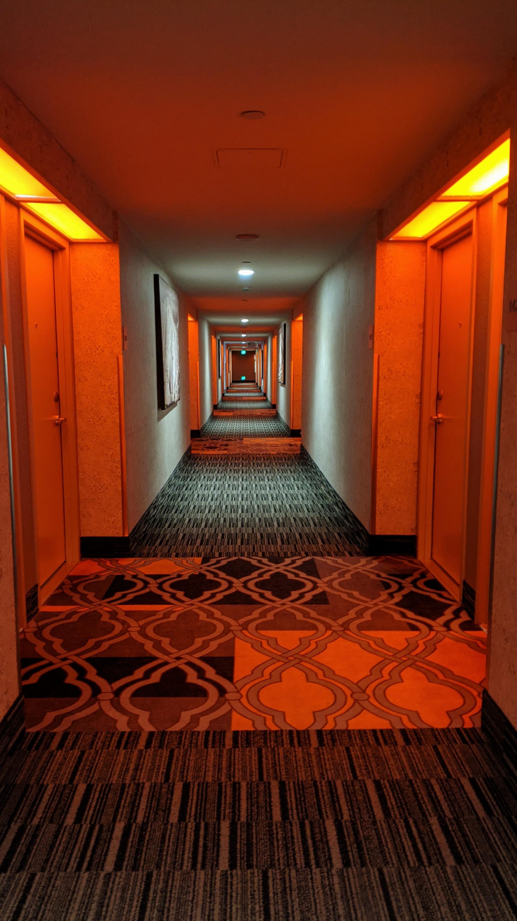 Corridor at Whitney peak hotel Reno NV LiminalSpace