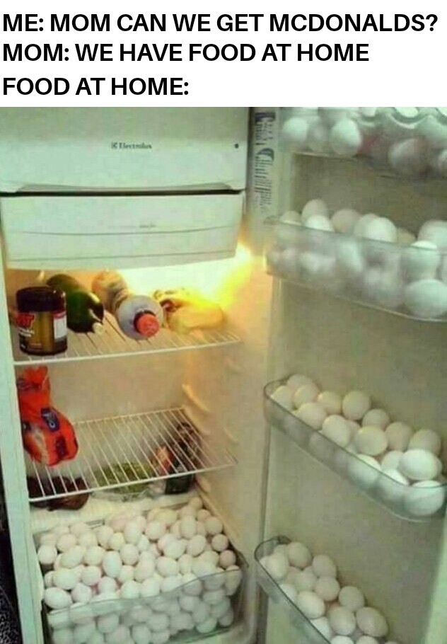 The food at home memes