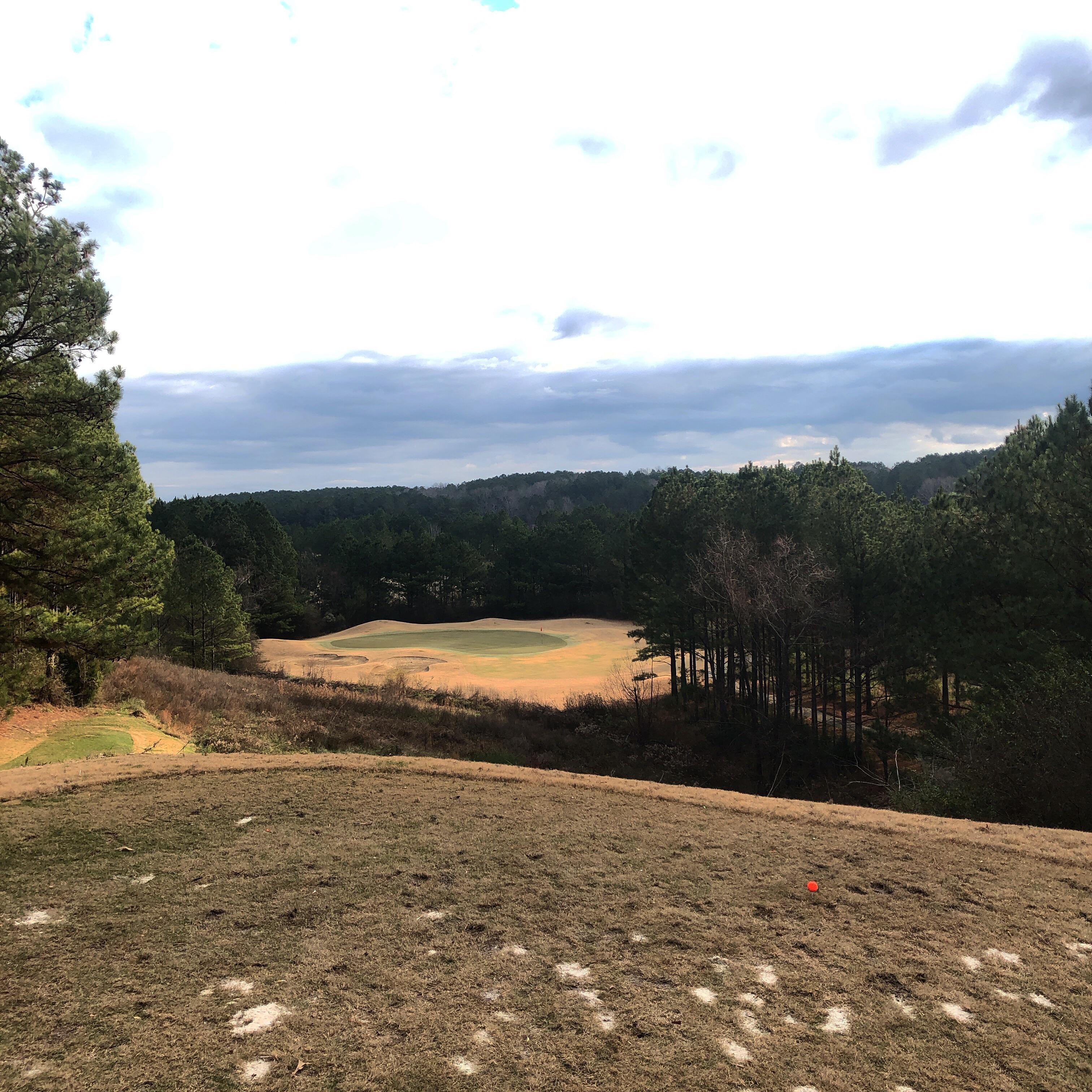 Hope I’m not too late for the downhill par 3 posts. Hole 5 at Horse