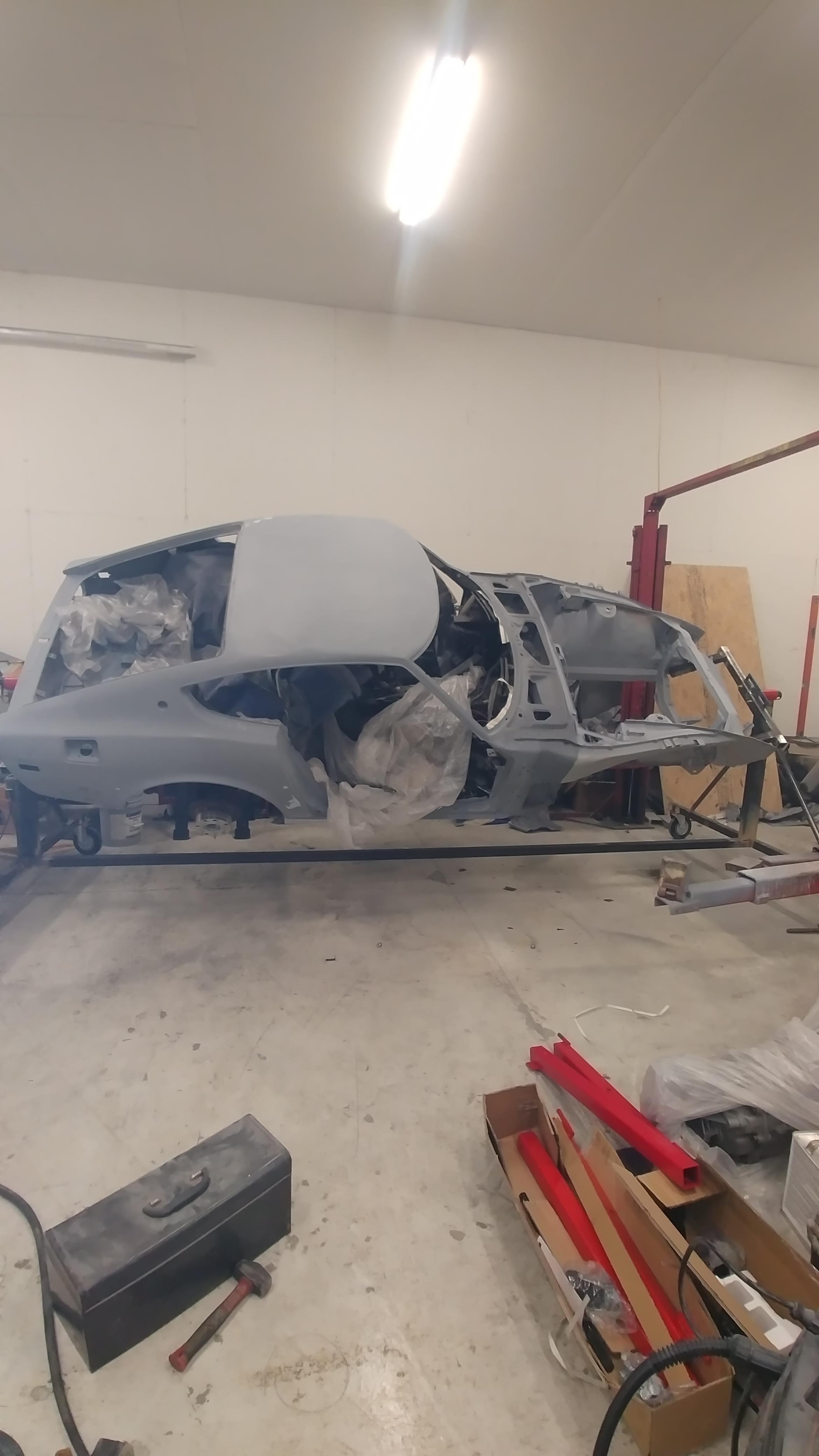 Homemade rotisserie for 280z r/projectcar