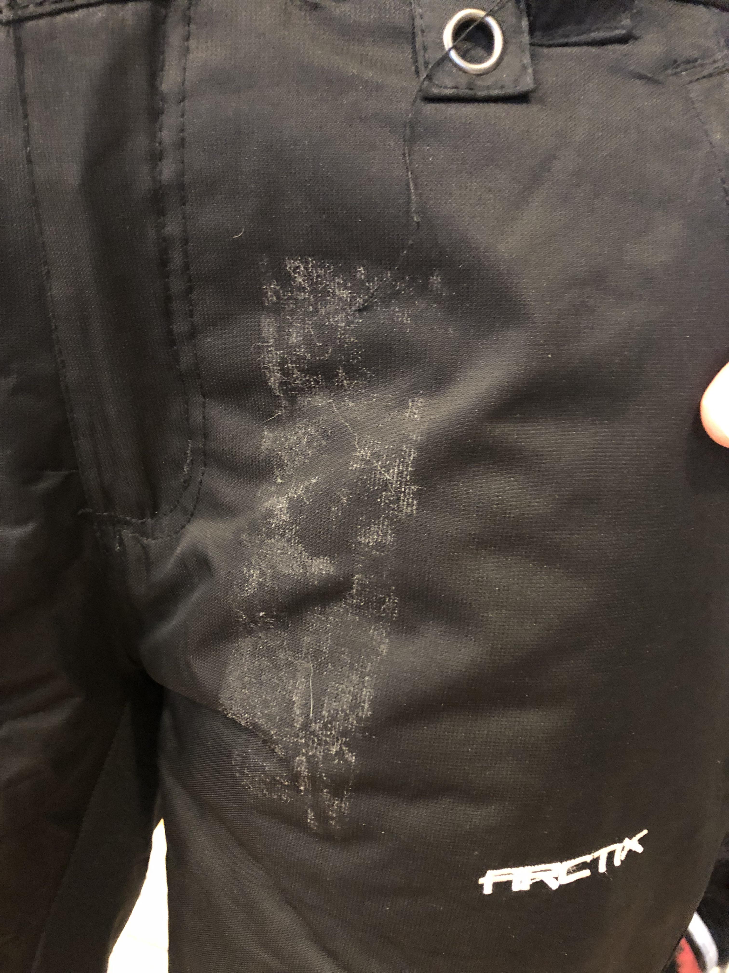 How to remove the darn sticky residue of a size label on snow pants