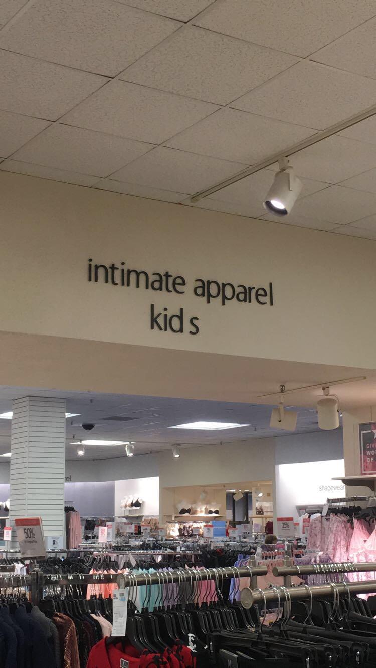 Of all the combinations they could have put in this section someone