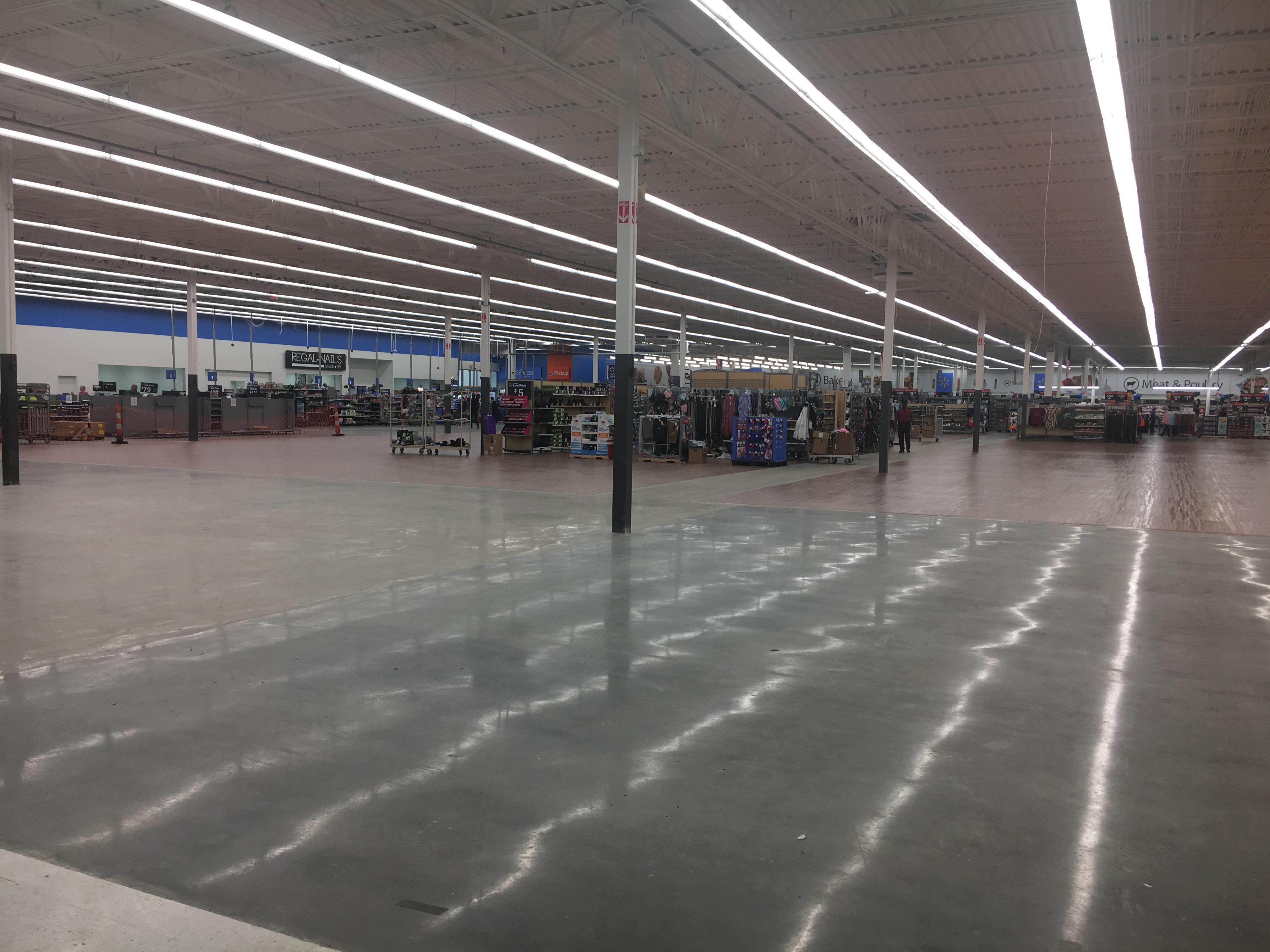 Mt. Pleasant WalMart that's under renovation. It's weird looking