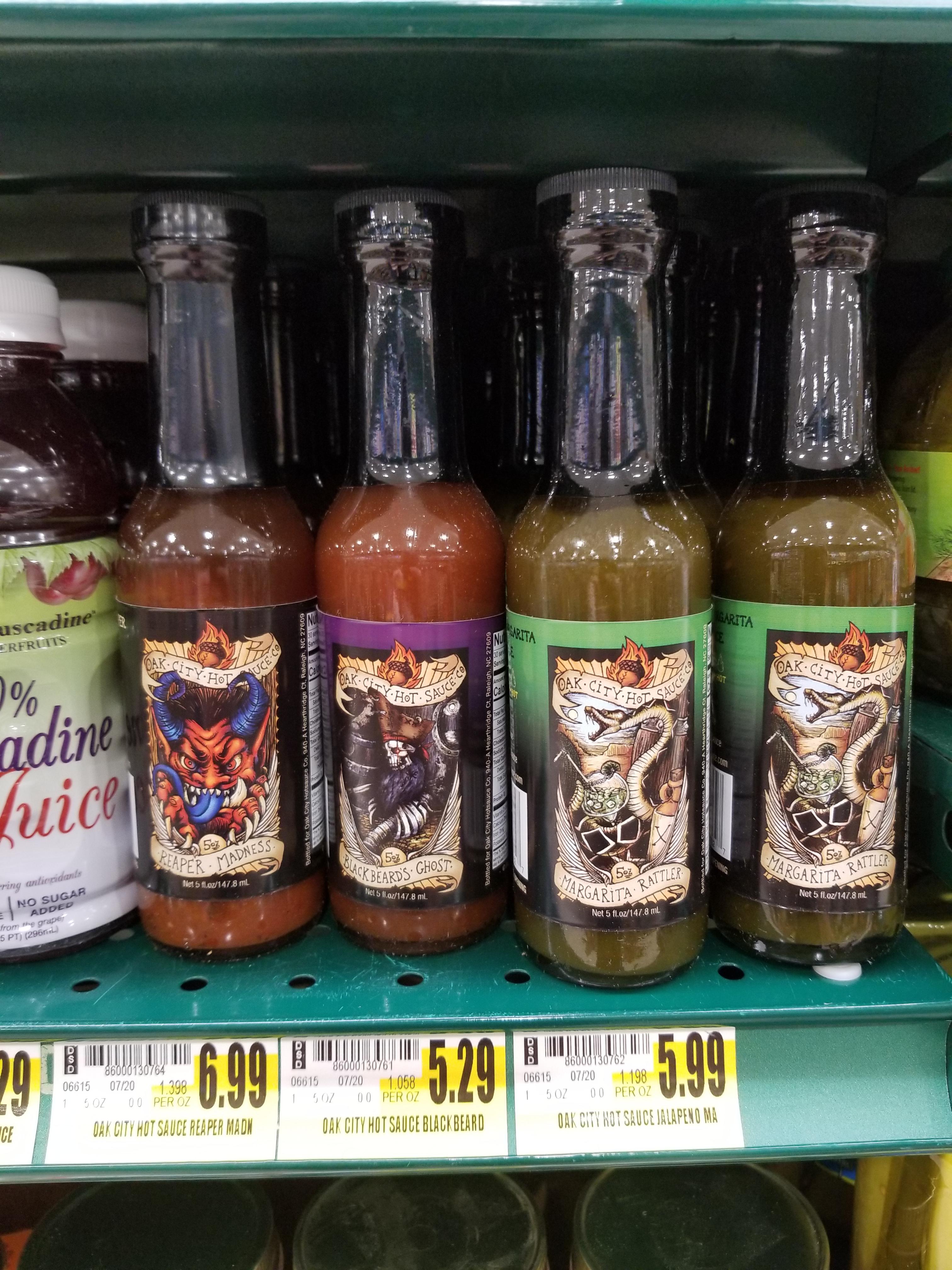 Anyone tried the Oak City Hot sauces (Raleigh, NC)? Found these at
