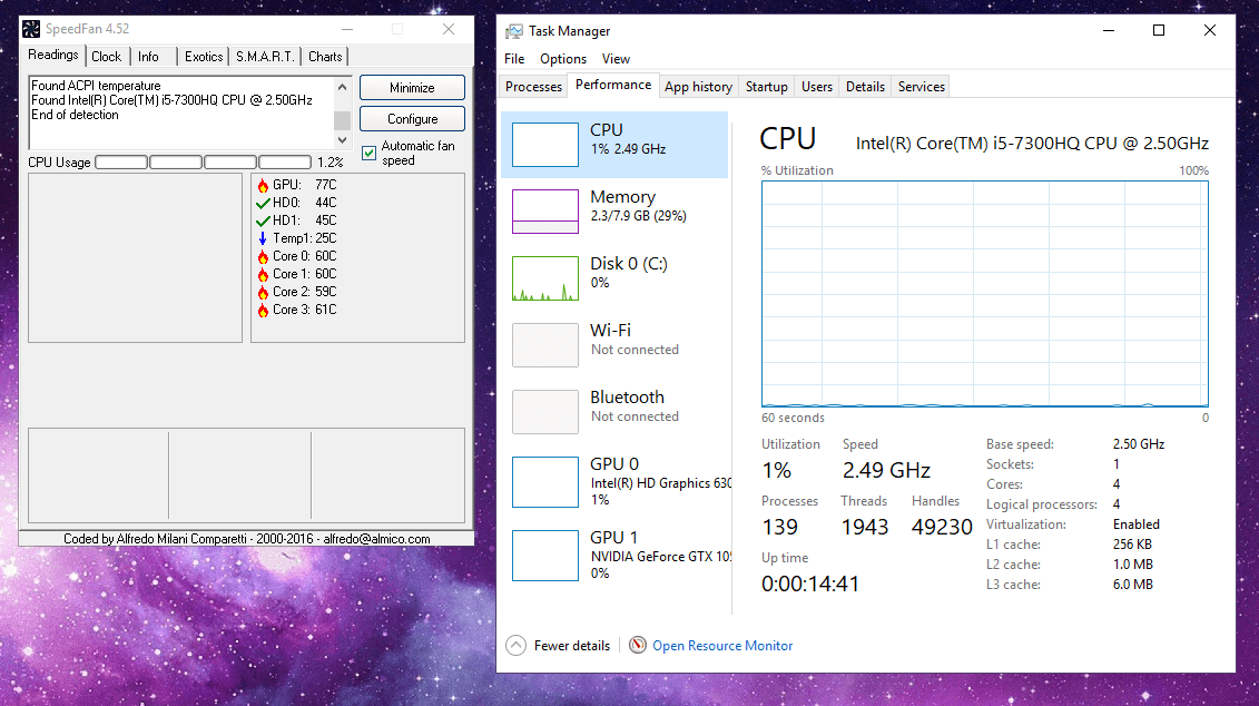 Dell XPS 15" 9560 Overheating while idle r/Dell
