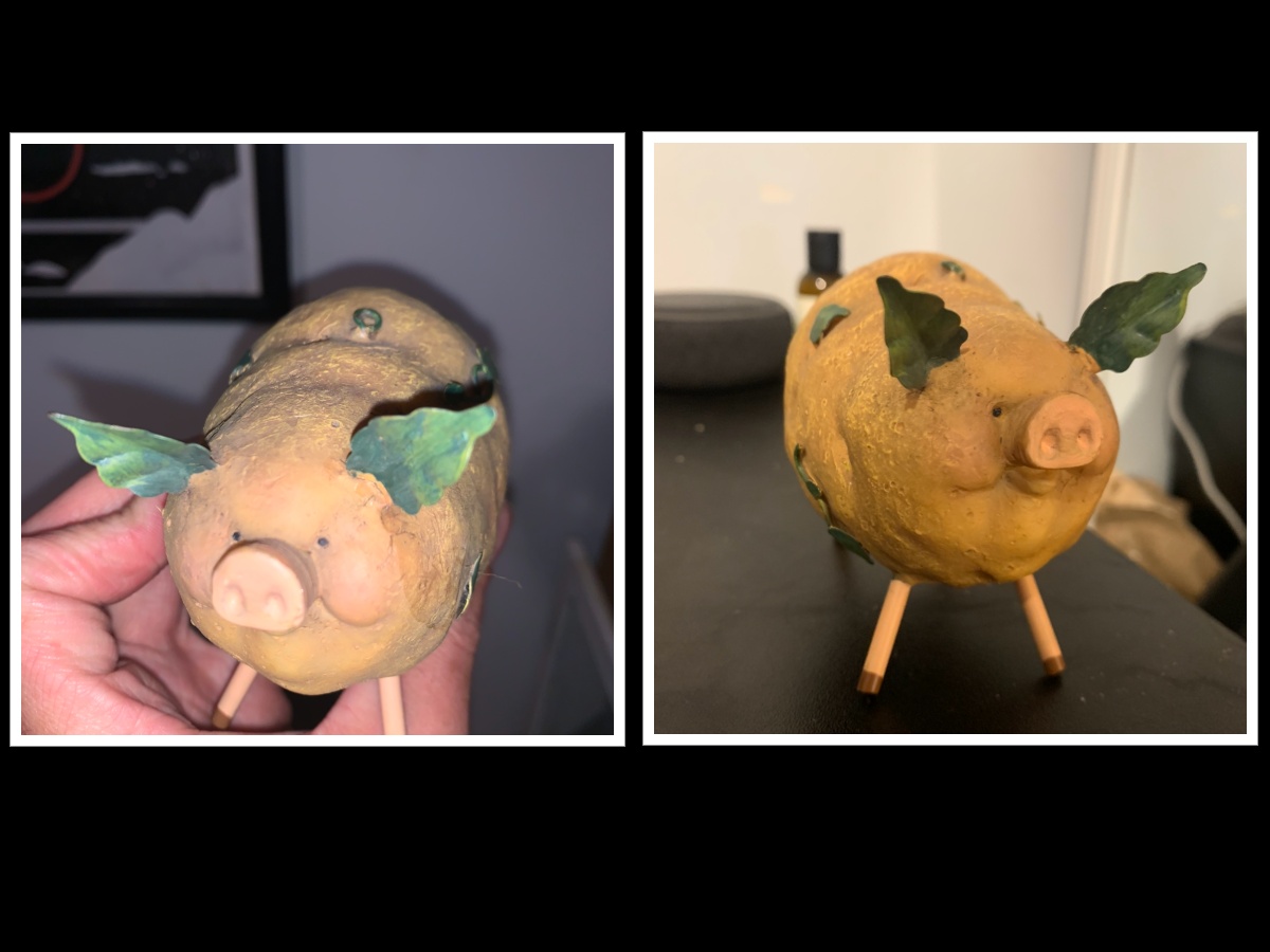 Potato Pig Sculpture r/ofcoursethatsathing