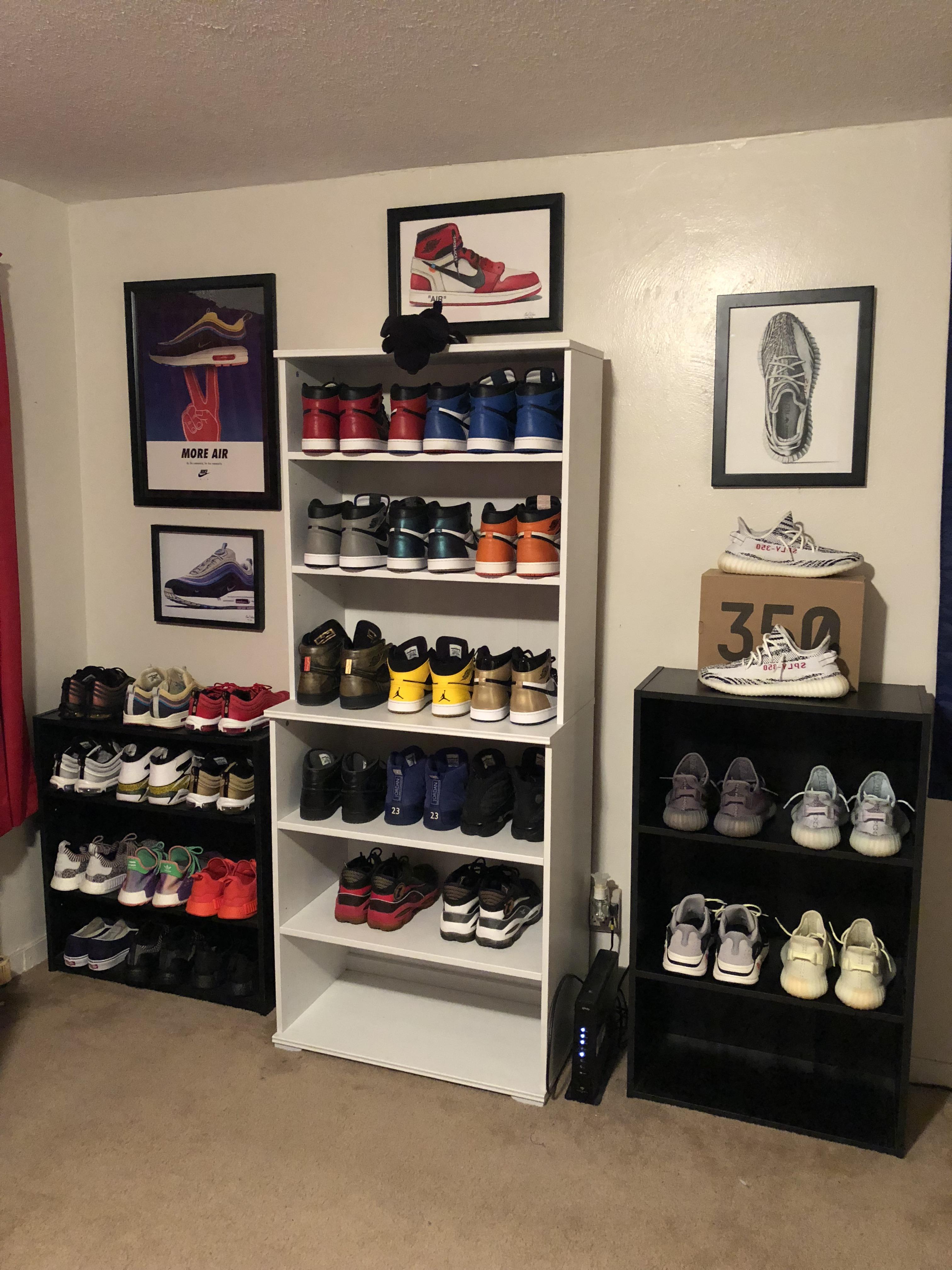 Just updated the Sneaker wall with new kicks and Art work r/Sneakers
