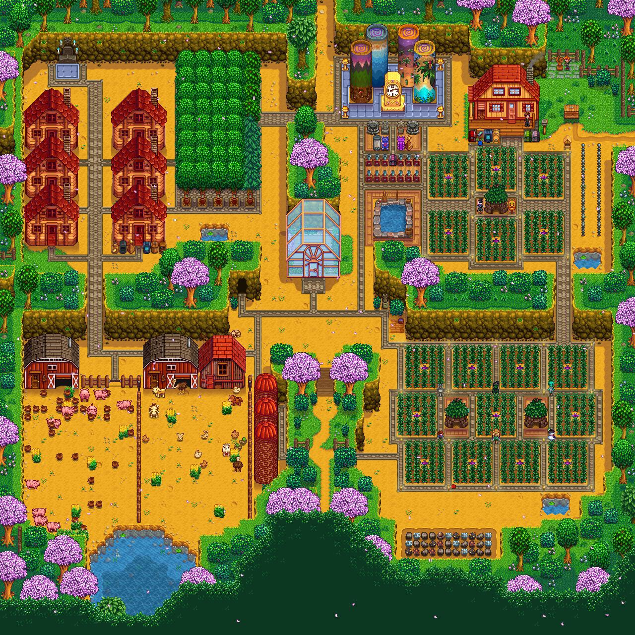 My 100 perfection four corners farm (spring Y4, singleplayer