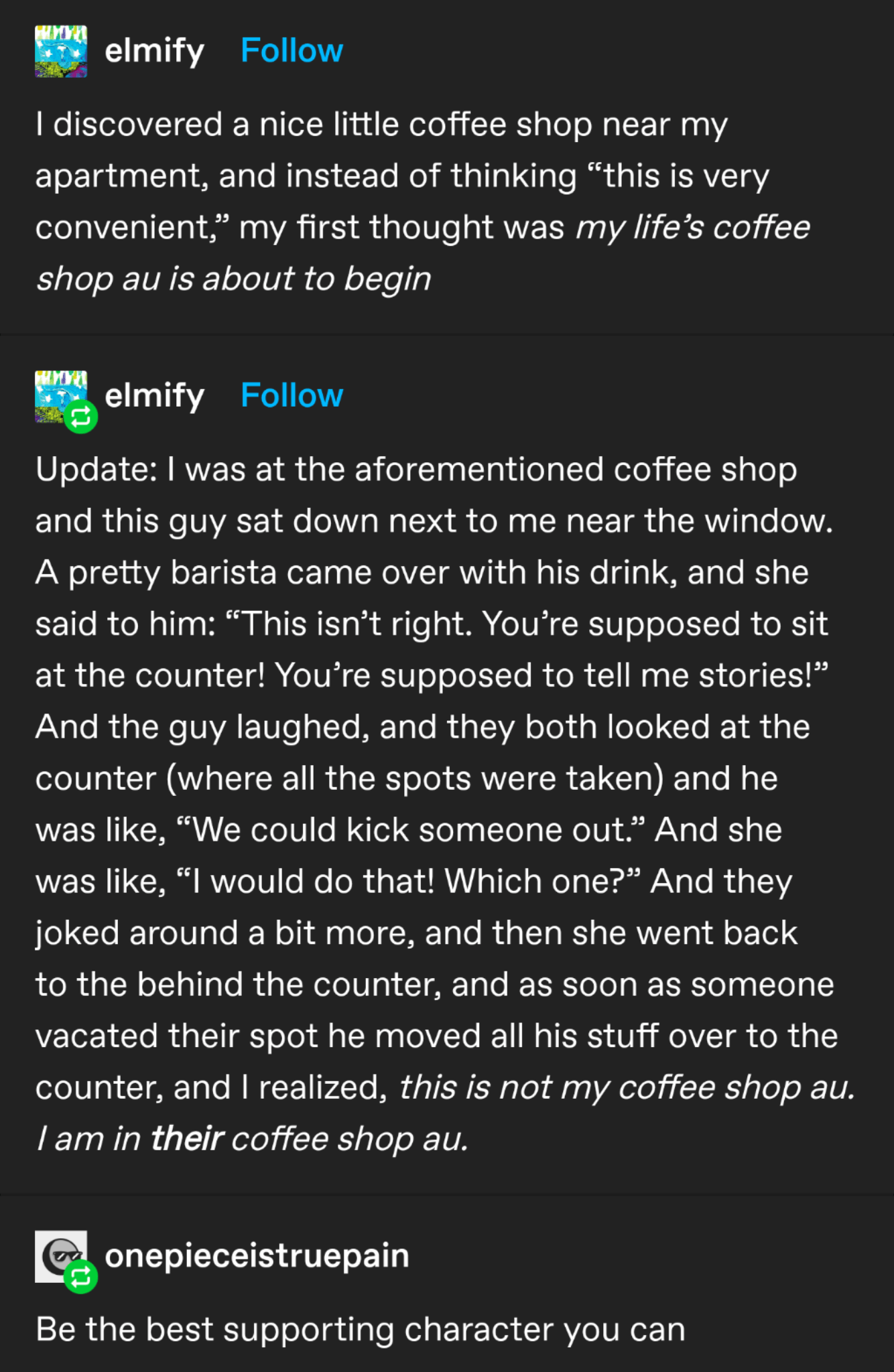 au supporting characters r/CuratedTumblr