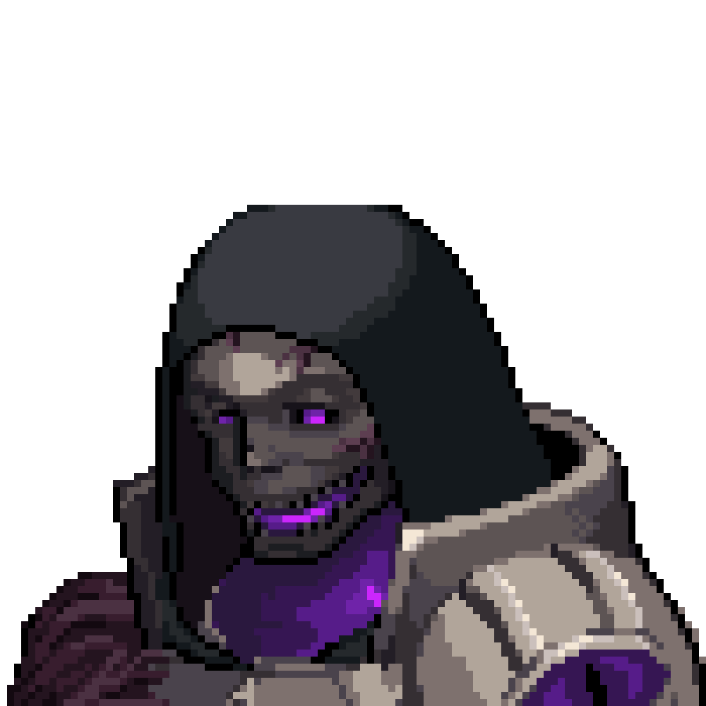 Animated Boss Portraits for our game You Will Not Survive r/PixelArt