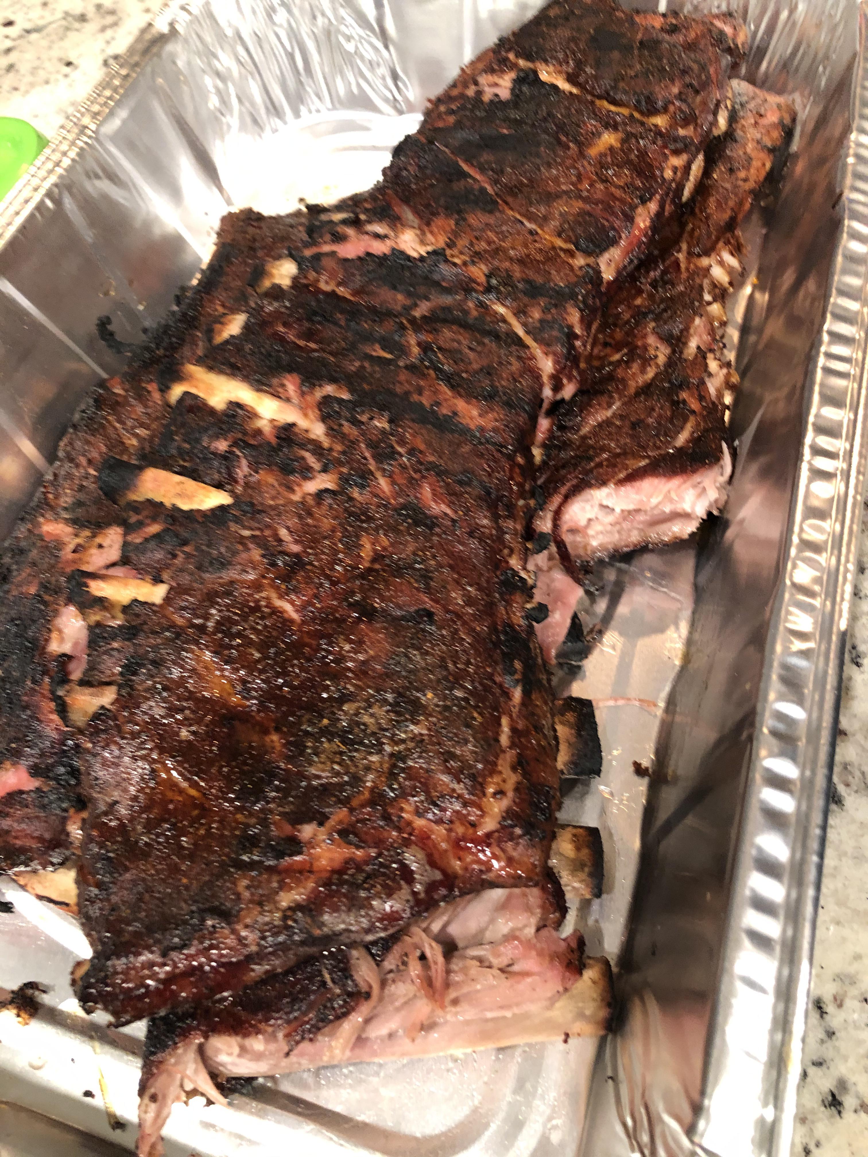 36 hour ribs! 6 racks each individually vacuum sealed and set into a