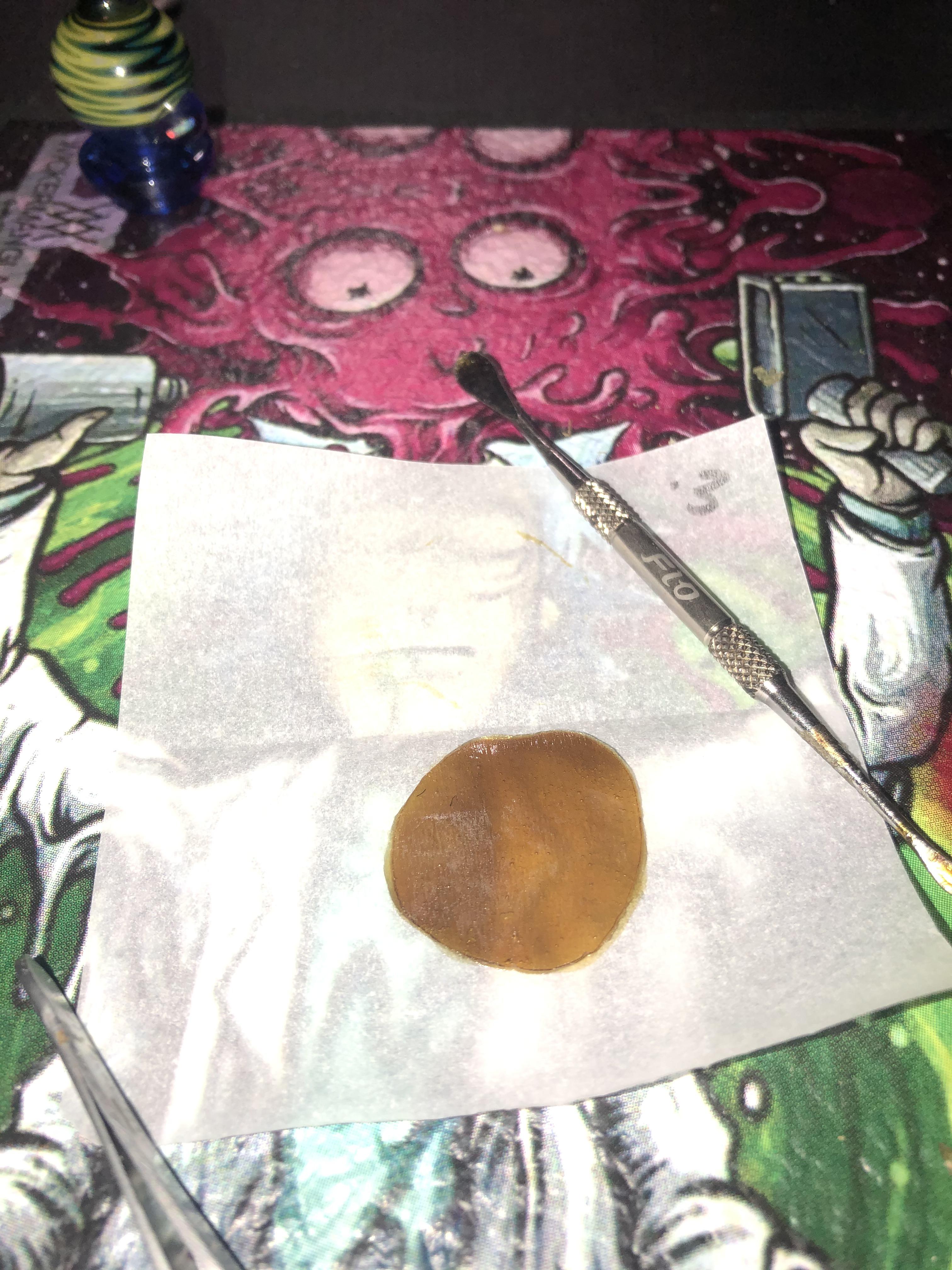 1 single press. 14.29 yield. Wedding Cake and Gorilla