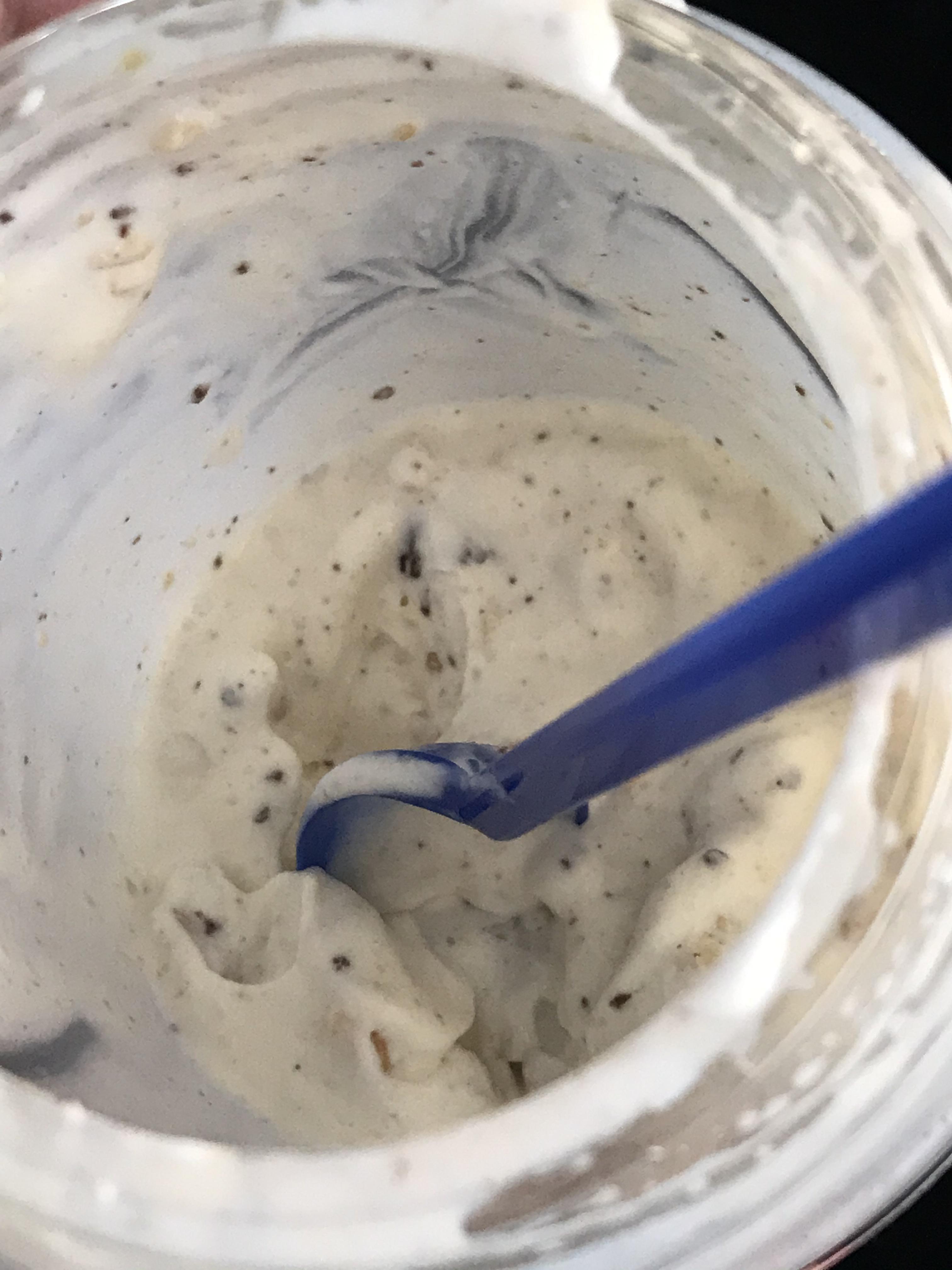 A Tall Concrete Mixer (Culver’s) Lemon Crumble w/ Cashews & Brownie