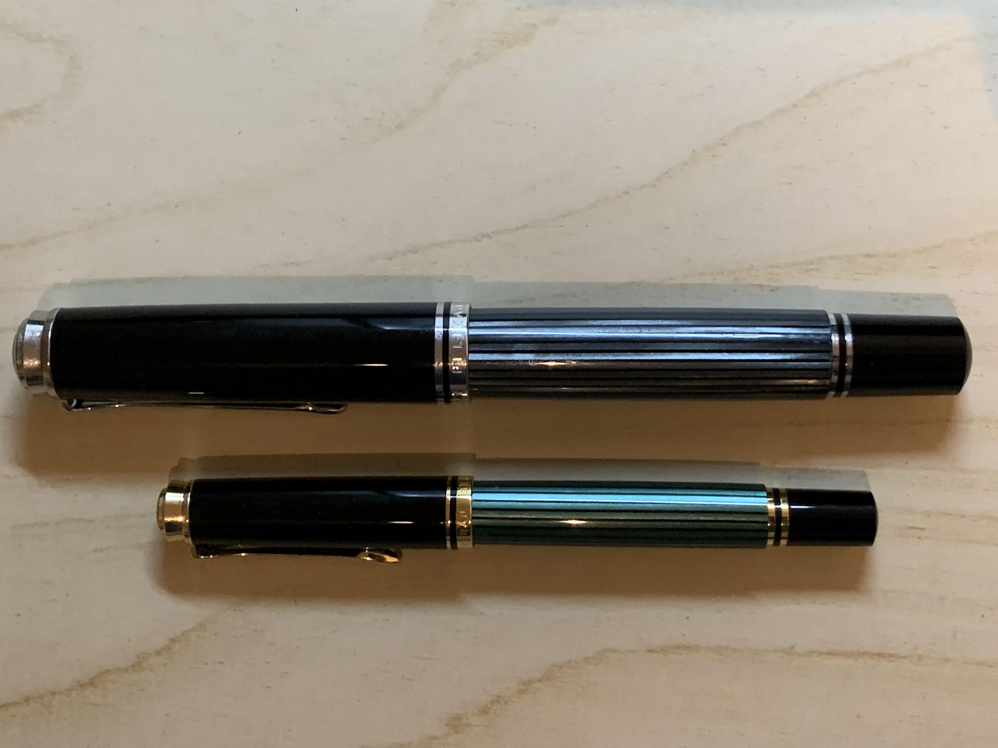 [size comparison] Pelikan M1000 vs M300 r/fountainpens