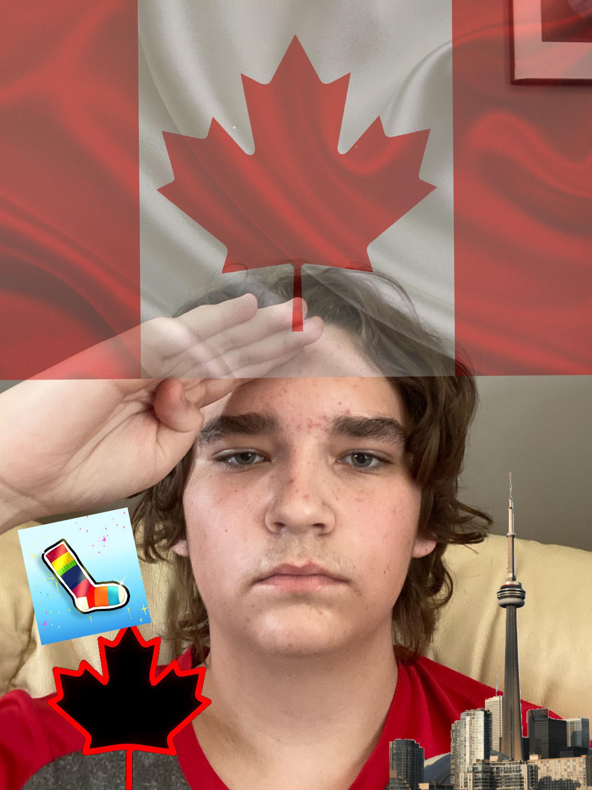 Me a proud Canadian knowing socks was born in Canada r