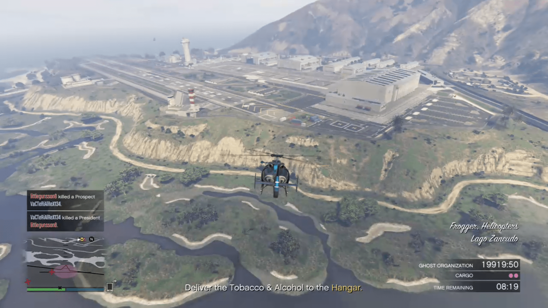 My GTA Online session bugged out and my Ghost Organisation was valid