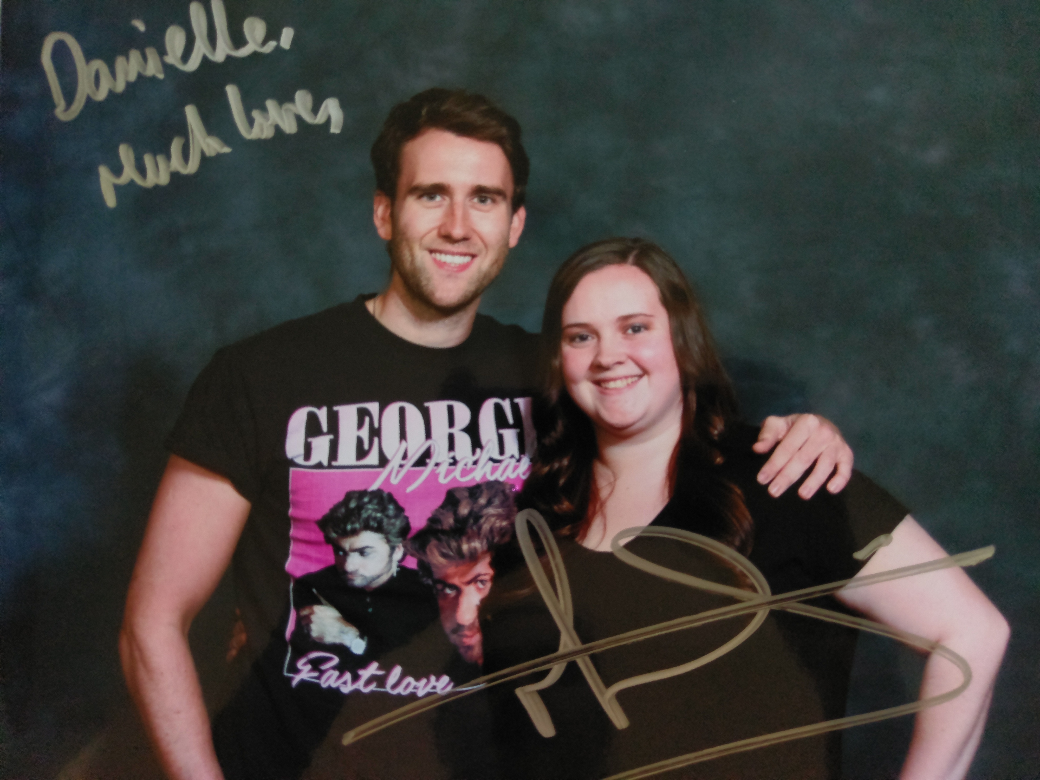 So I met Matthew Lewis today, and I got his autograph! muchlove 