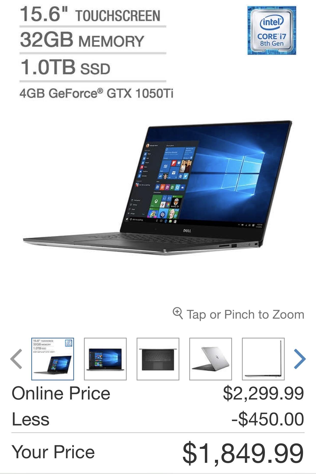 Costco XPS 15 deal... pretty sure! I’ve been looking for a workhorse