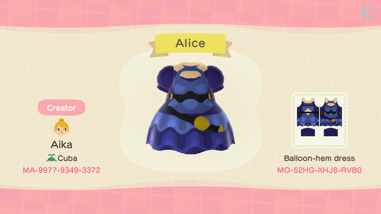 Alice's outfit in Animal Crossing! r/SINoALICE_en