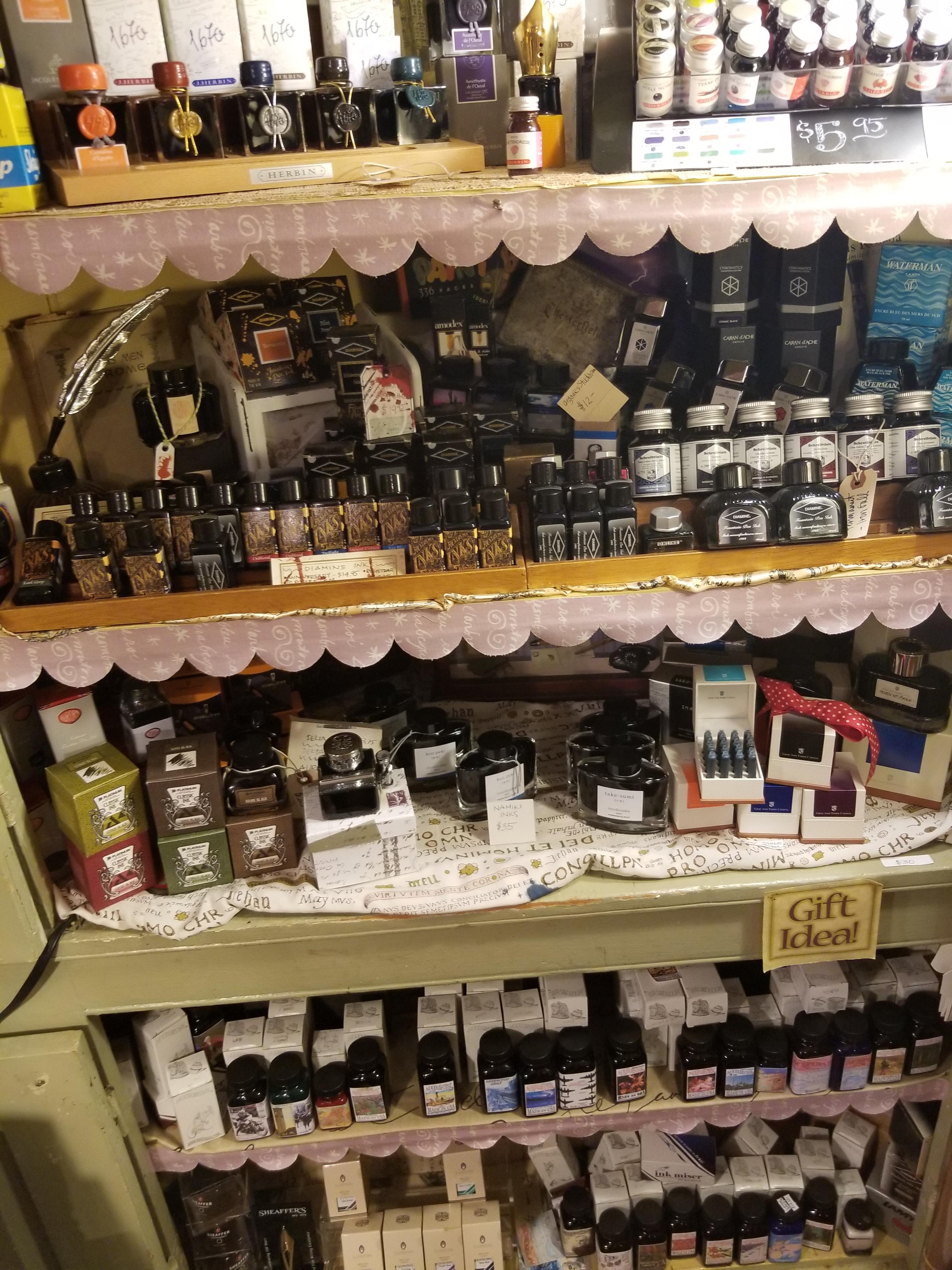 Local pen shop, just a glimpse! r/fountainpens