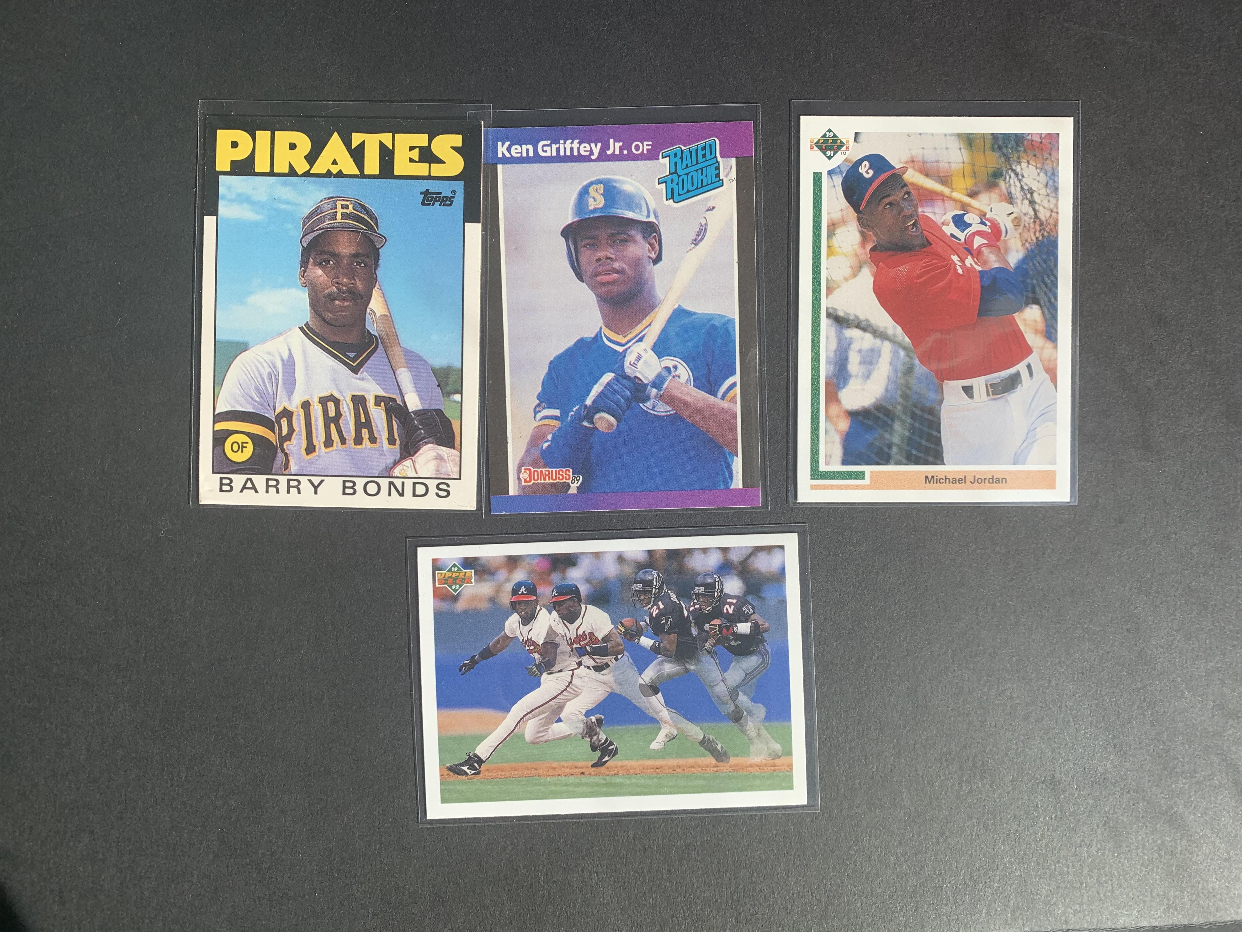 I found some of my old baseball cards at my mom's place over the