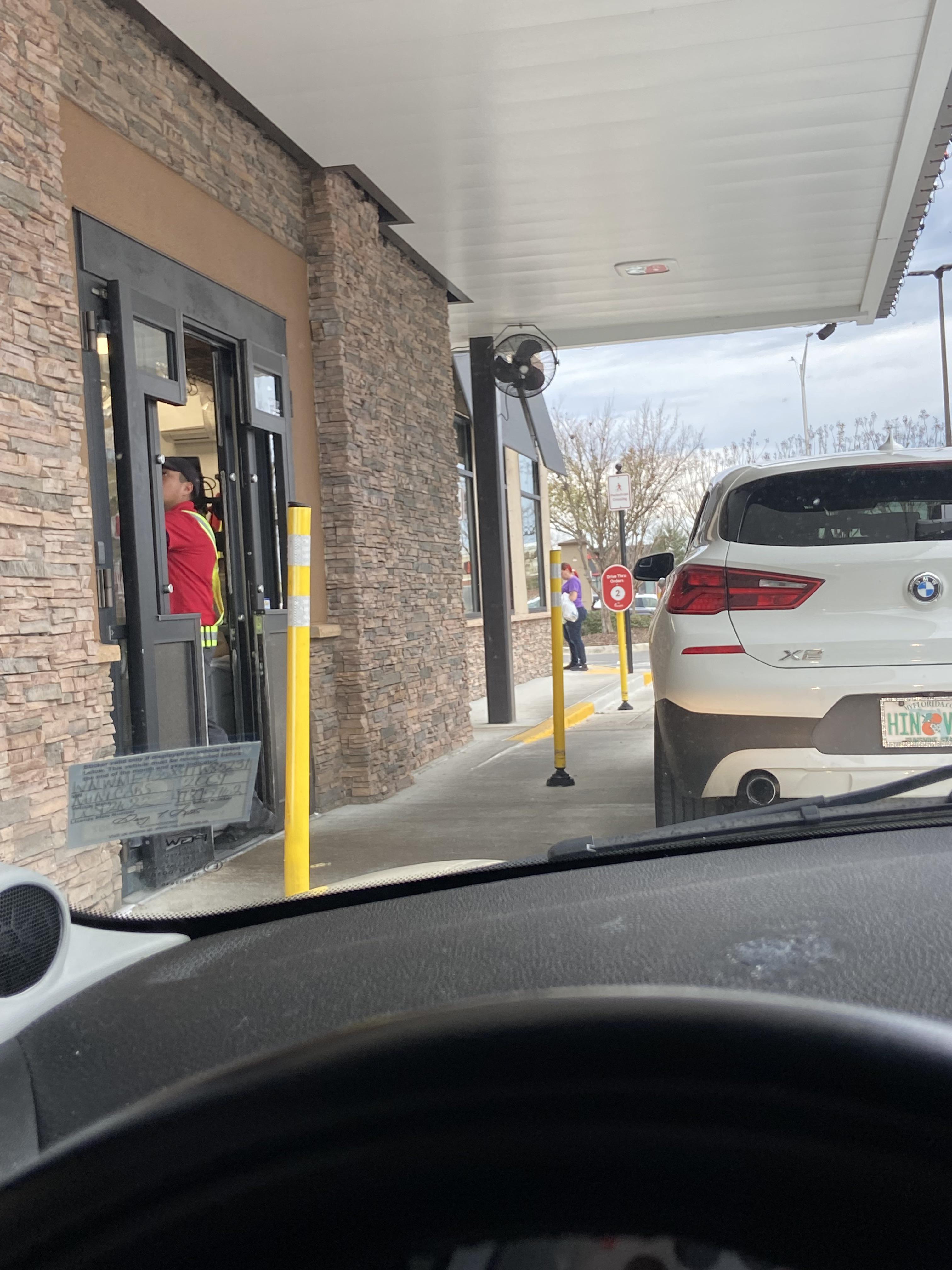 A Chick Fil A near me has a walkthrough door leading directly to the