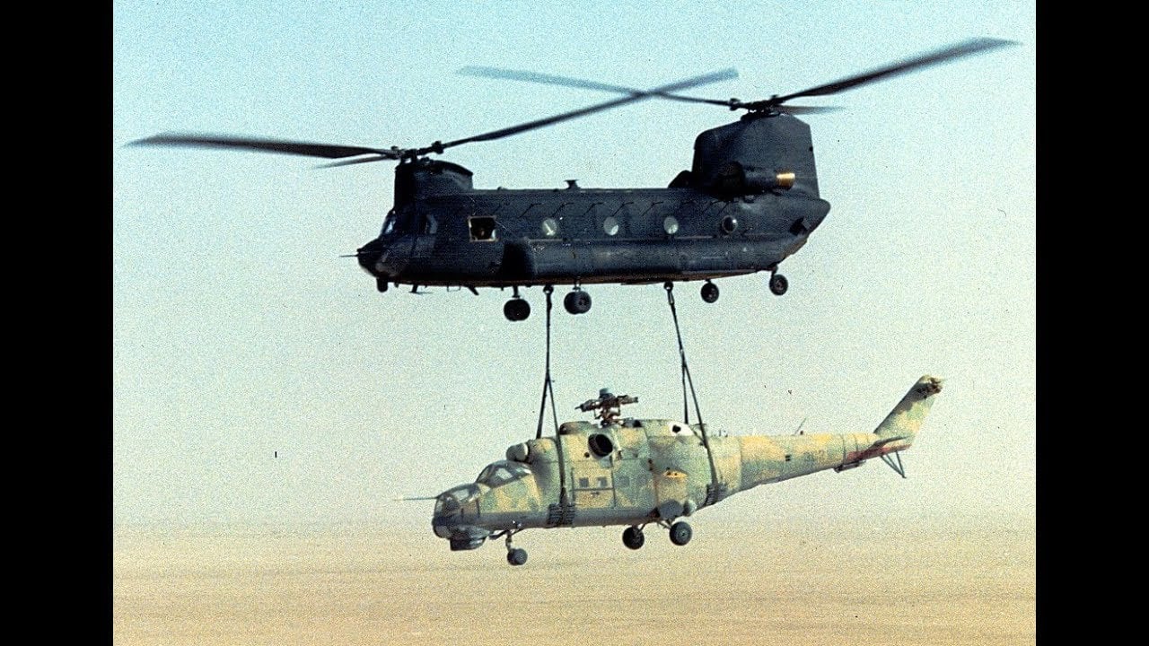 Size comparison. CH47 Chinook from the 160th Special Operations