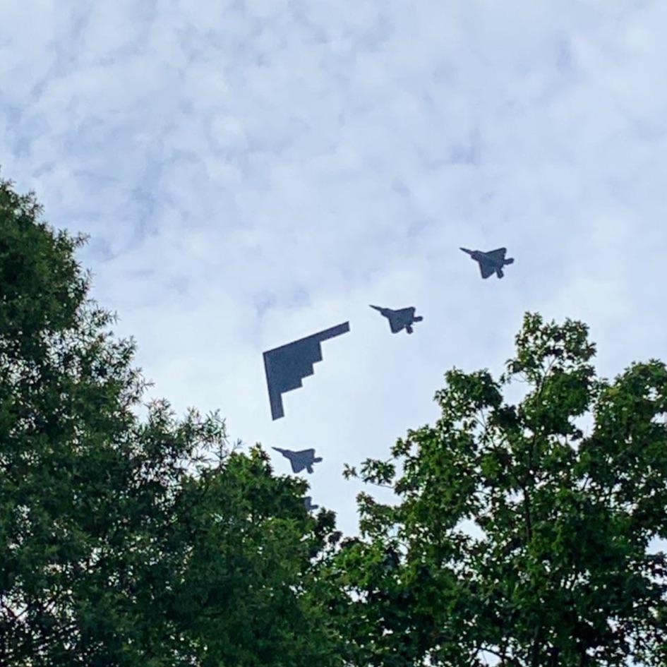 B2 Did A Flyover Of My House On 4th Of July! r/aviation
