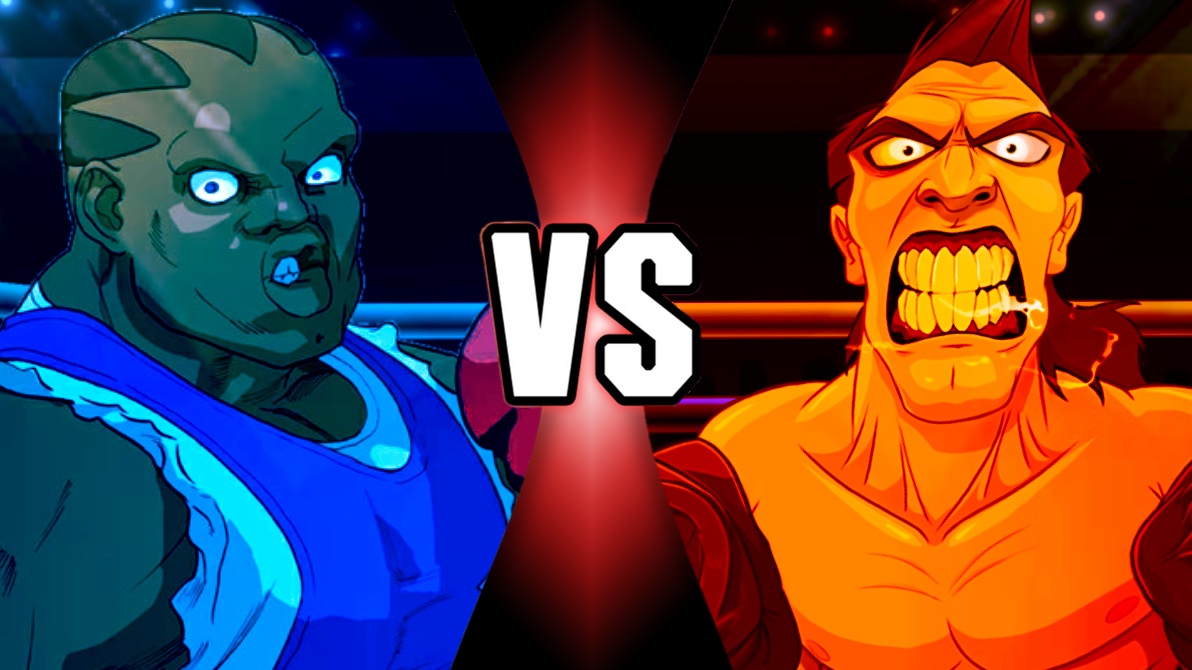 Balrog vs Aran Ryan (Street Fighter vs PunchOut!); “Cheated Victory