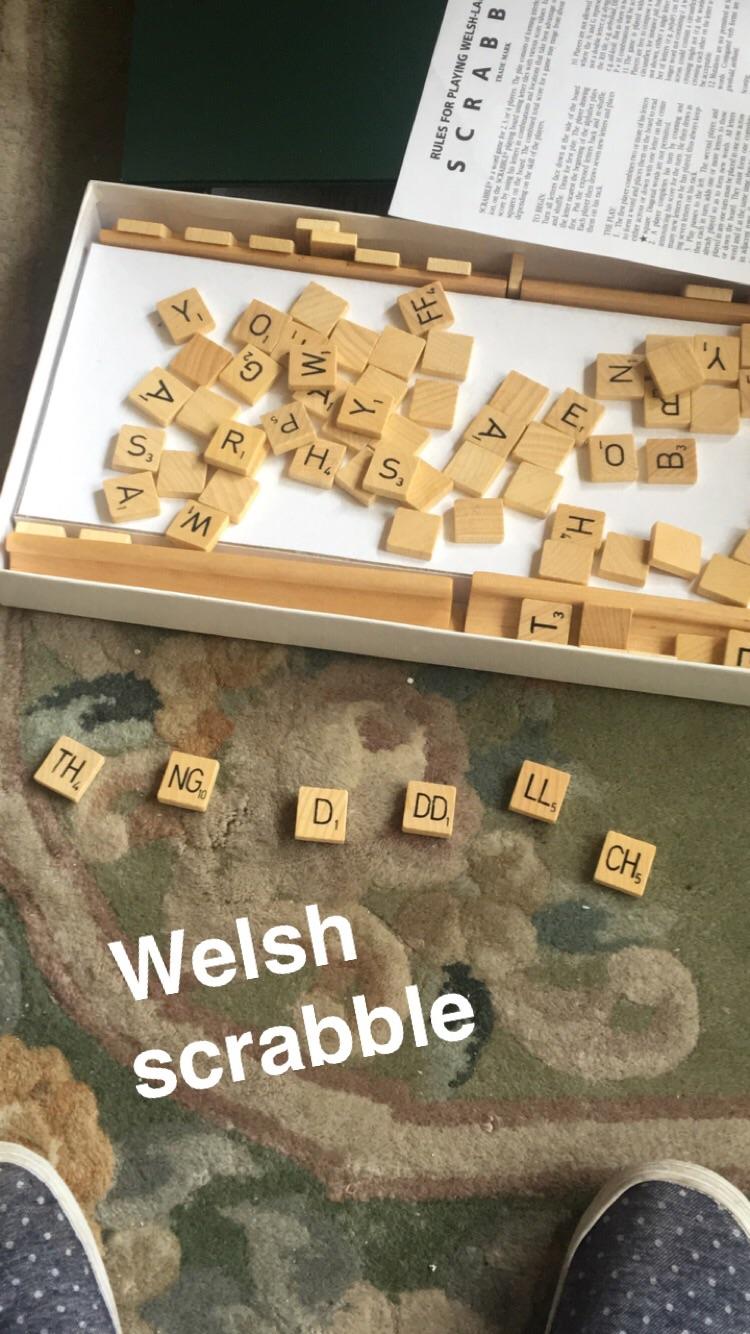 Found this scrabble set in Wales r/ImagesOfWales