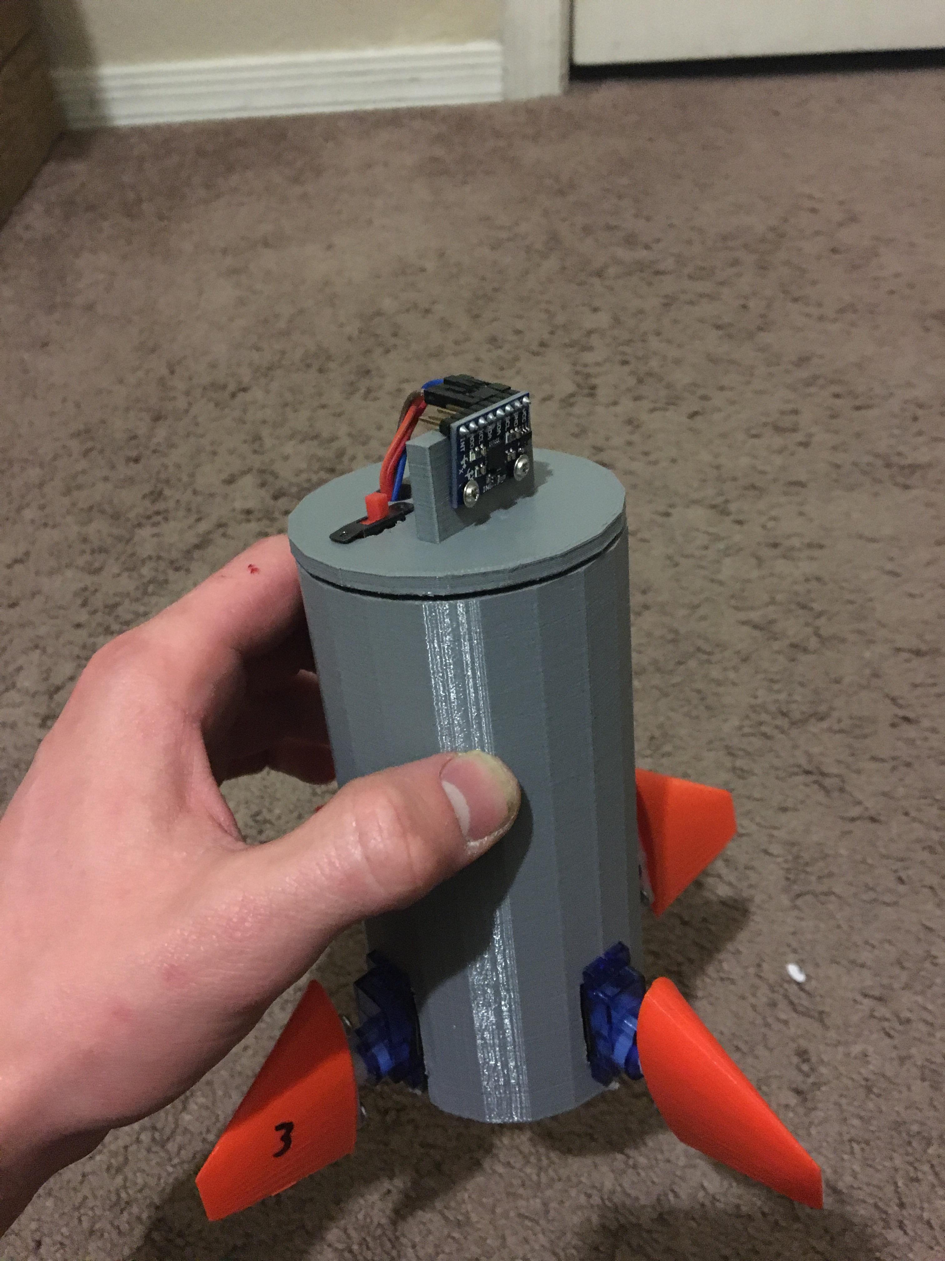 Mk2 rocket stabilization system prototype. Just need to fix the code