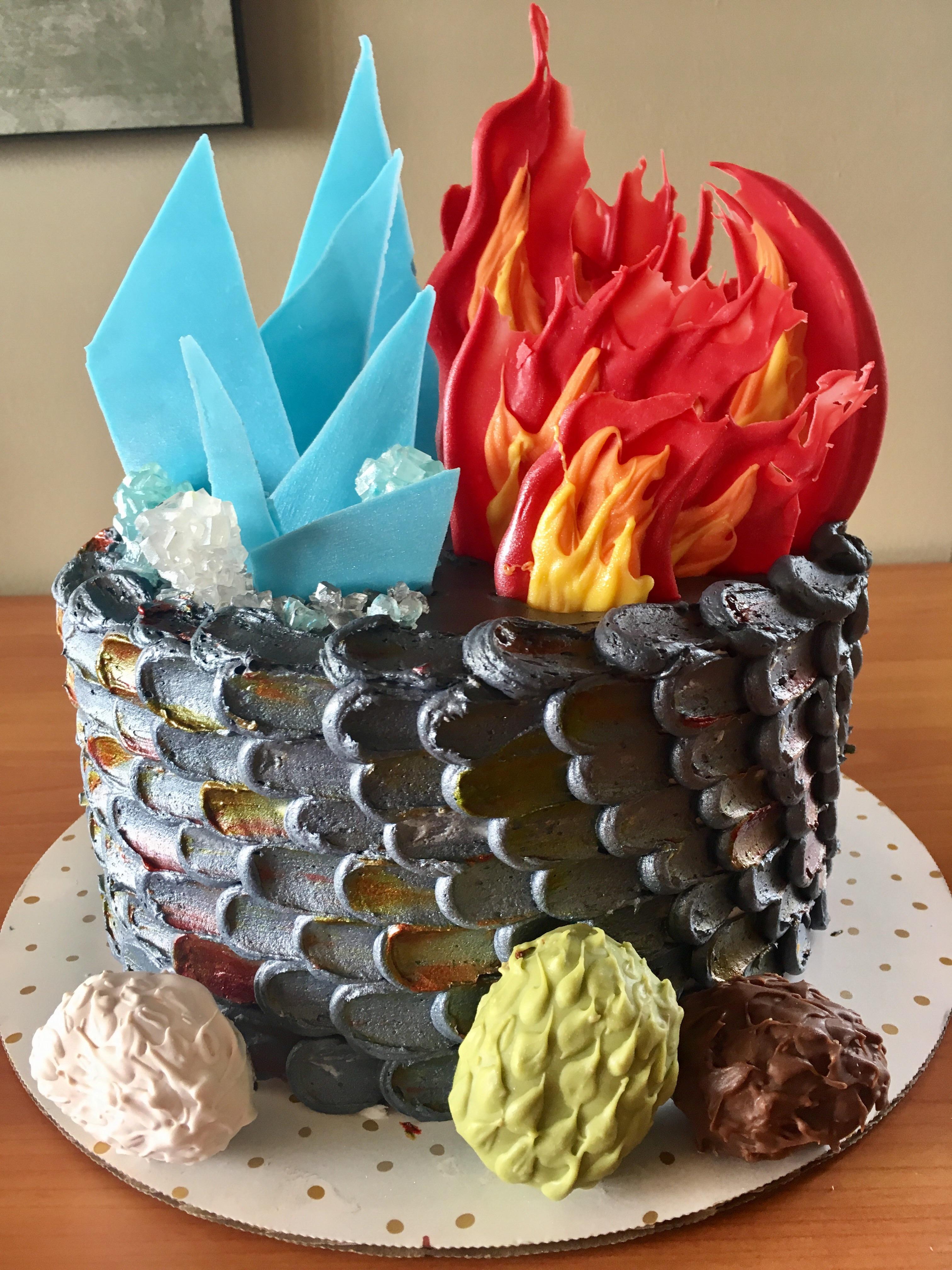 A Cake of Ice and Fire! My tribute to the season 7 game of thrones