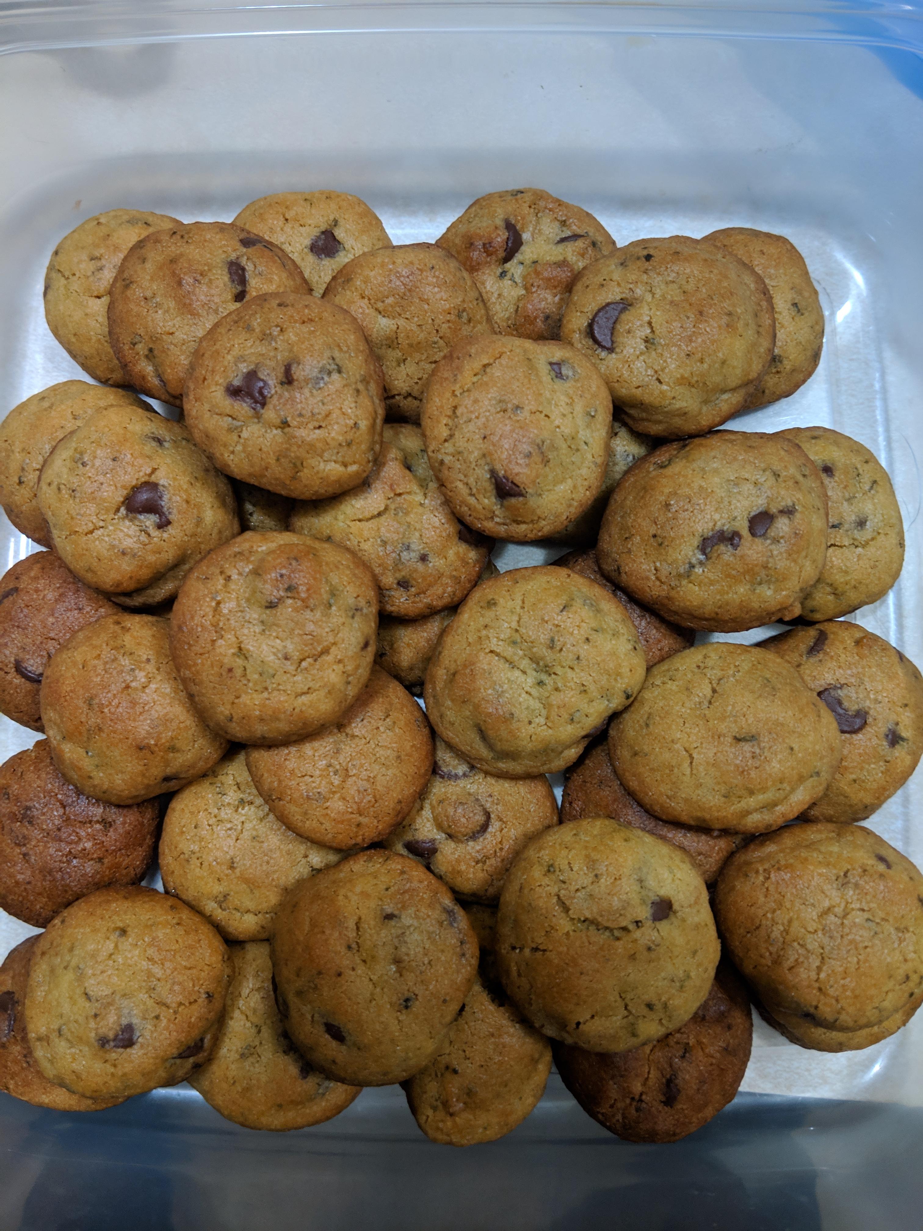 Just made 3 dozen weed cookies. I ate two and have been staring at my