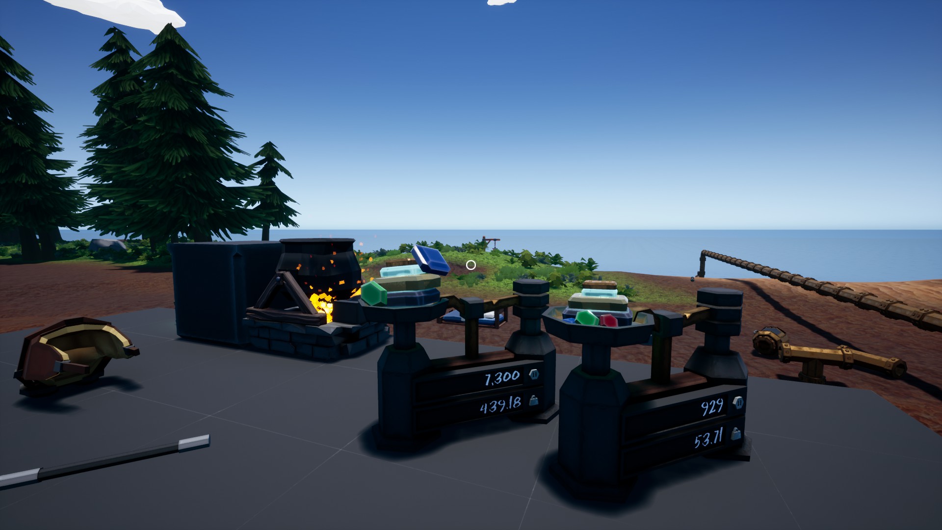 drill depth testing, south hope. 100 mined clumps of dirt from one