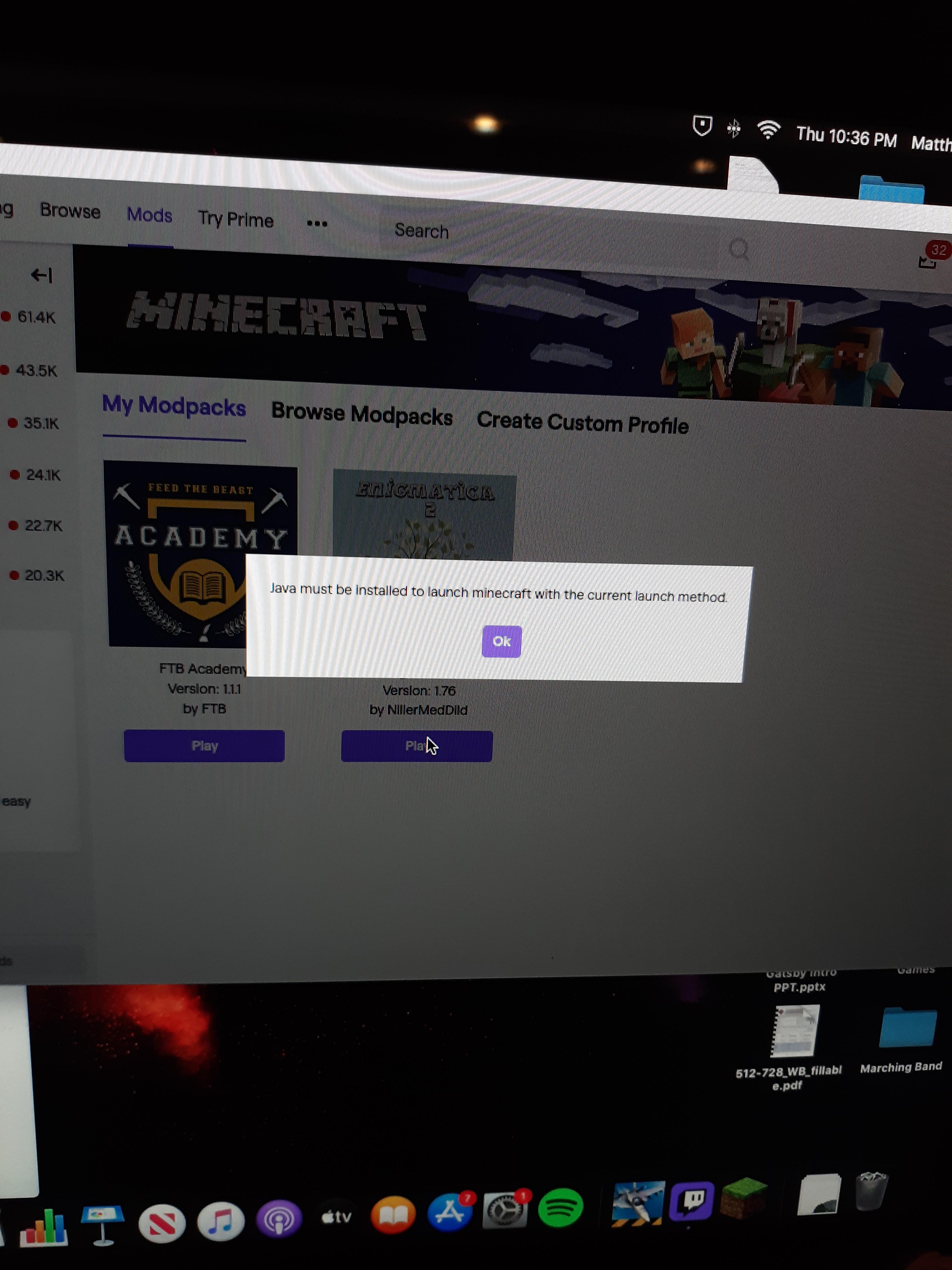 Does anyone know why the twitch launcher had suddenly