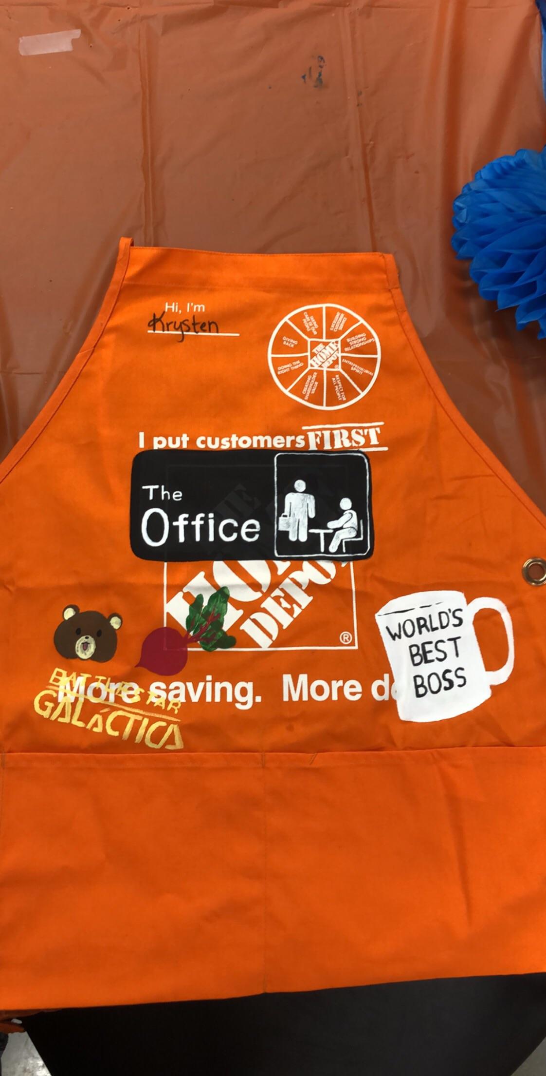 Office themed apron my coworker made and I LOVE IT!! r/DunderMifflin
