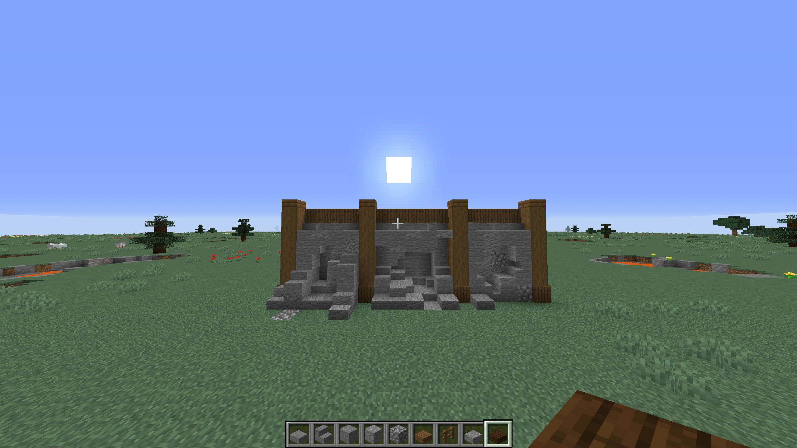 a small wall design i made r/Minecraft