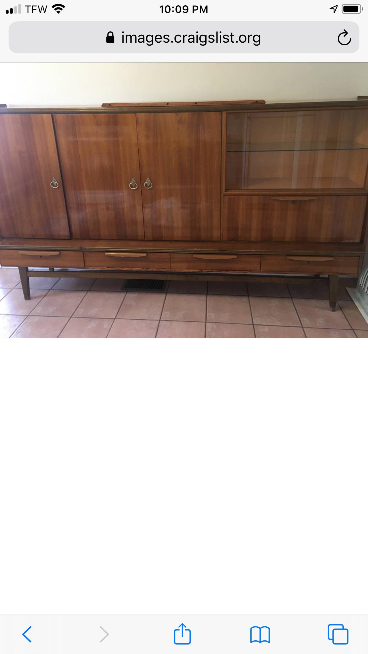 Does anyone know what this credenza is? It’s on Craigslist so I can’t
