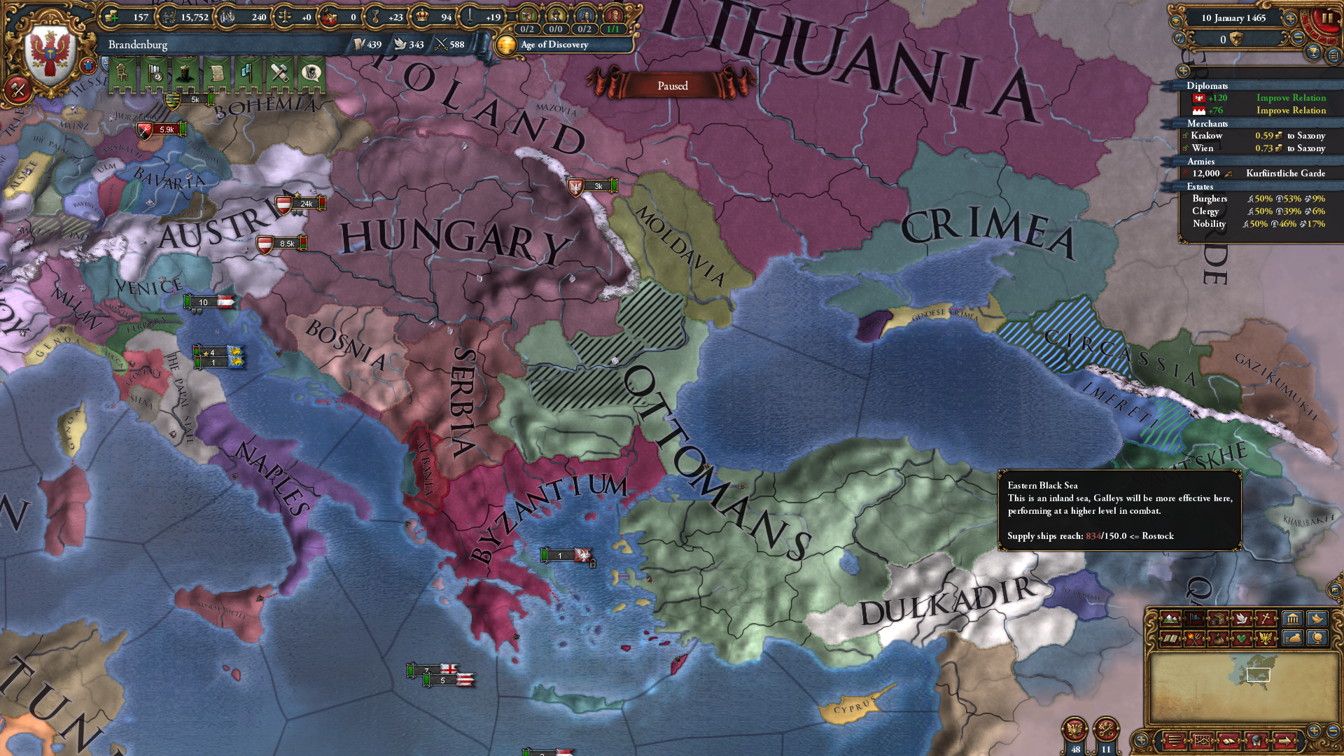 AI Byzantium beats the Ottomans back! r/eu4