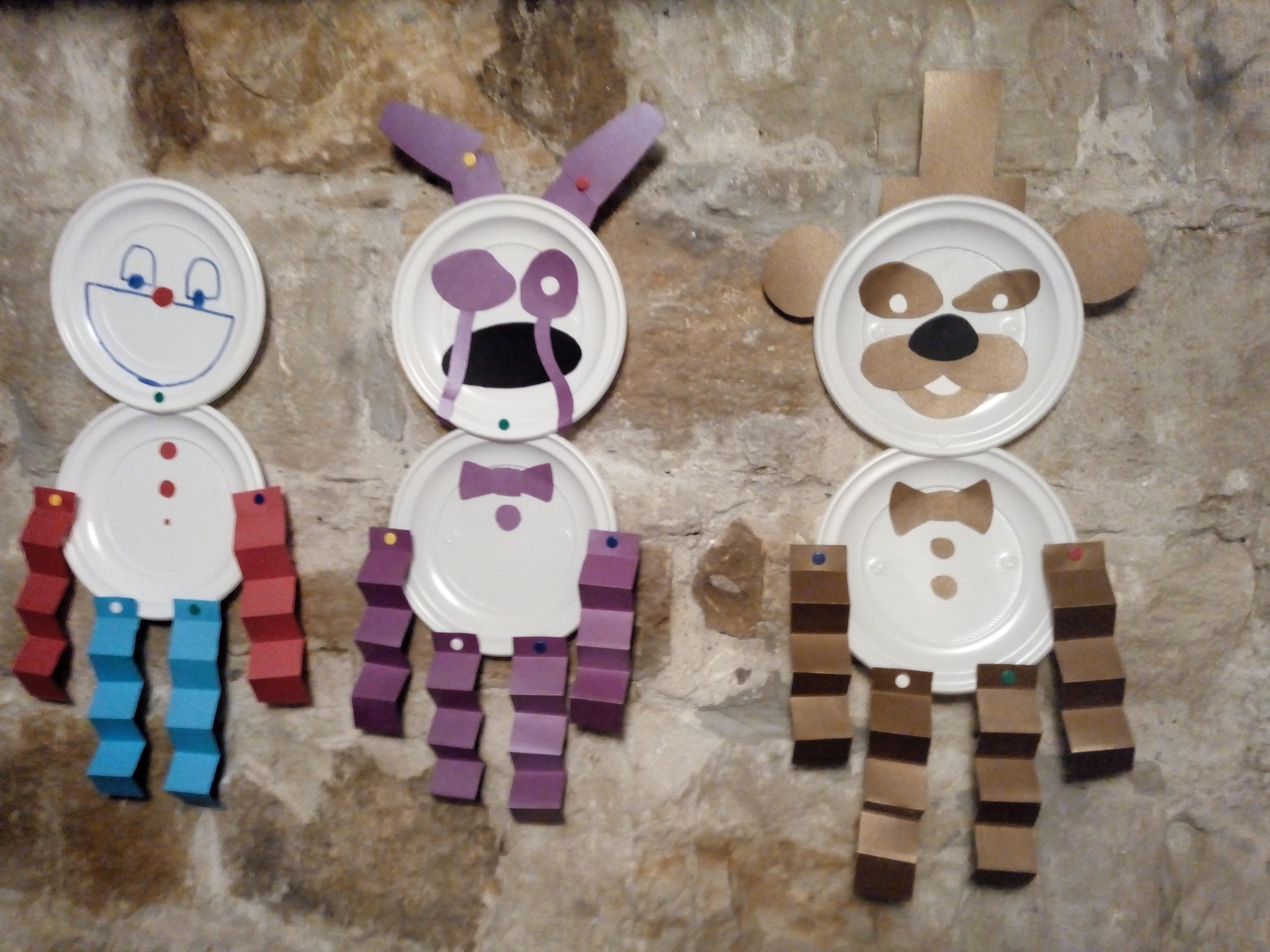 Made me some Paper Pals. First crafts project so cut me some slack