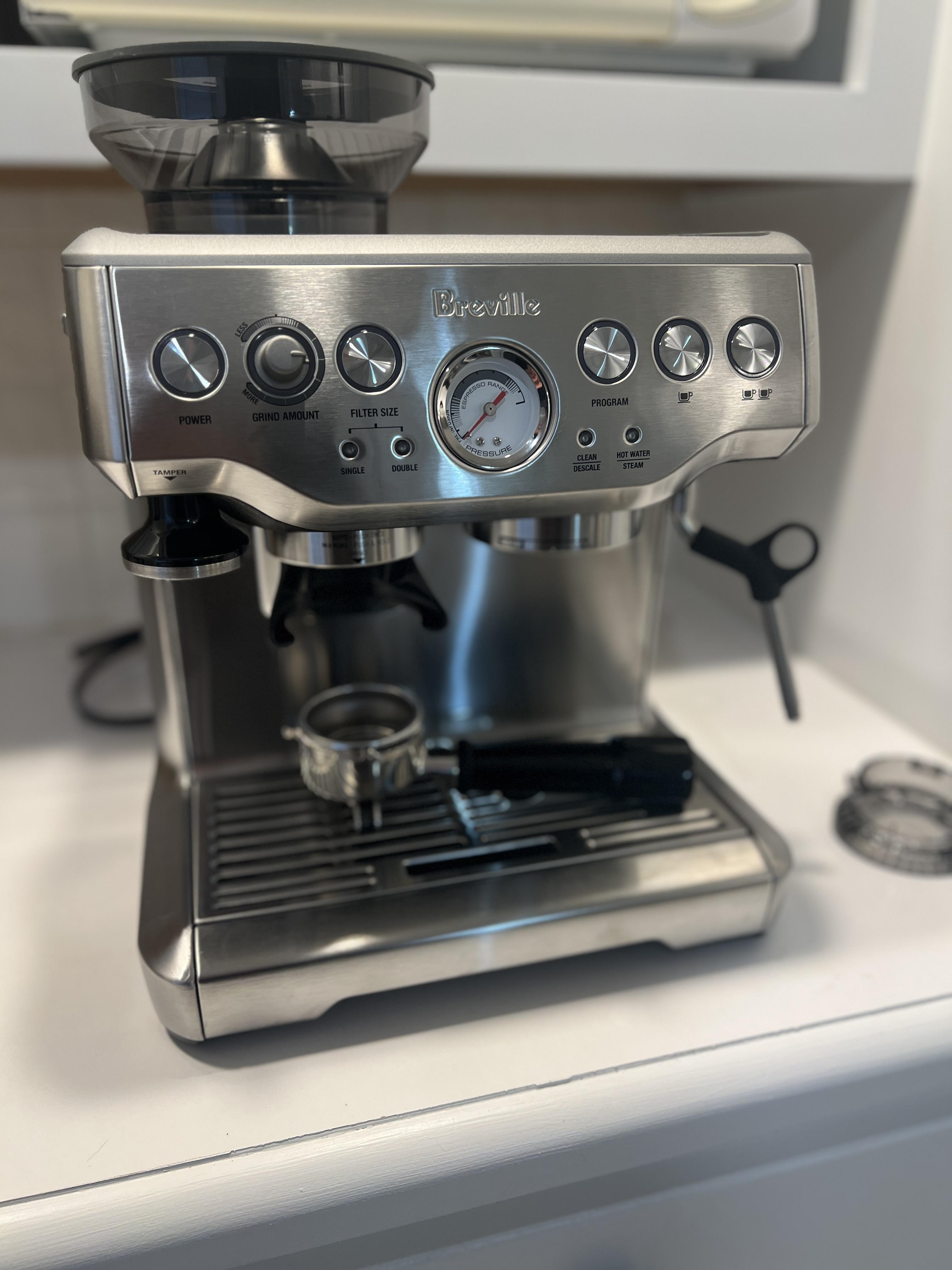 New setup! Got the Breville barista express for 499 from HomeGoods r/espresso
