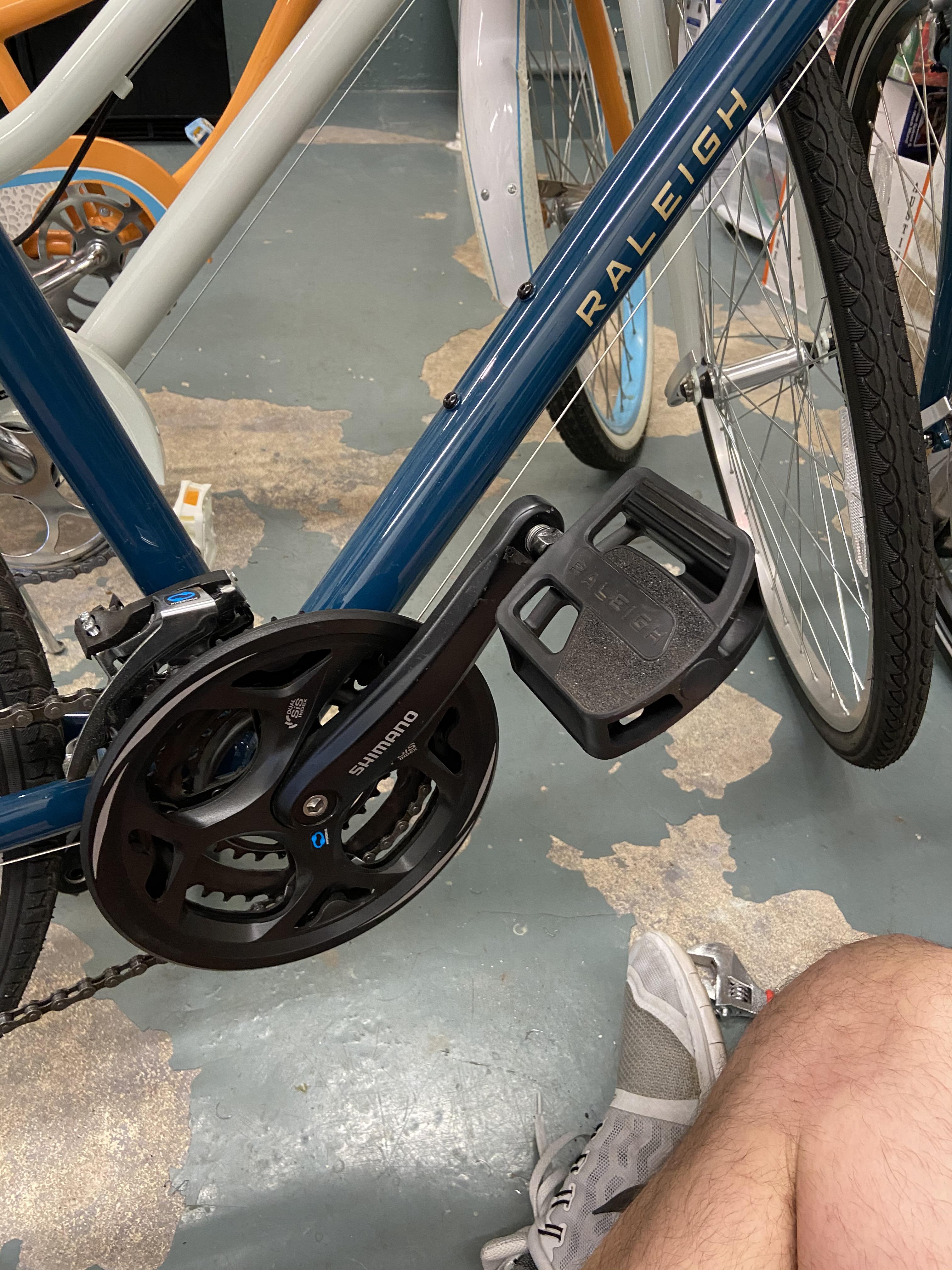 Anyone know what piece to order? The pedal opening is stripped r