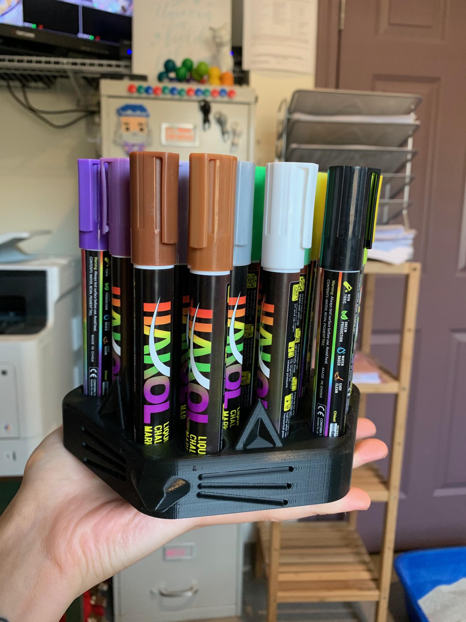 wanted a cat looking marker holder for my work at a cat rescue bf delivered ) r/3Dprinting