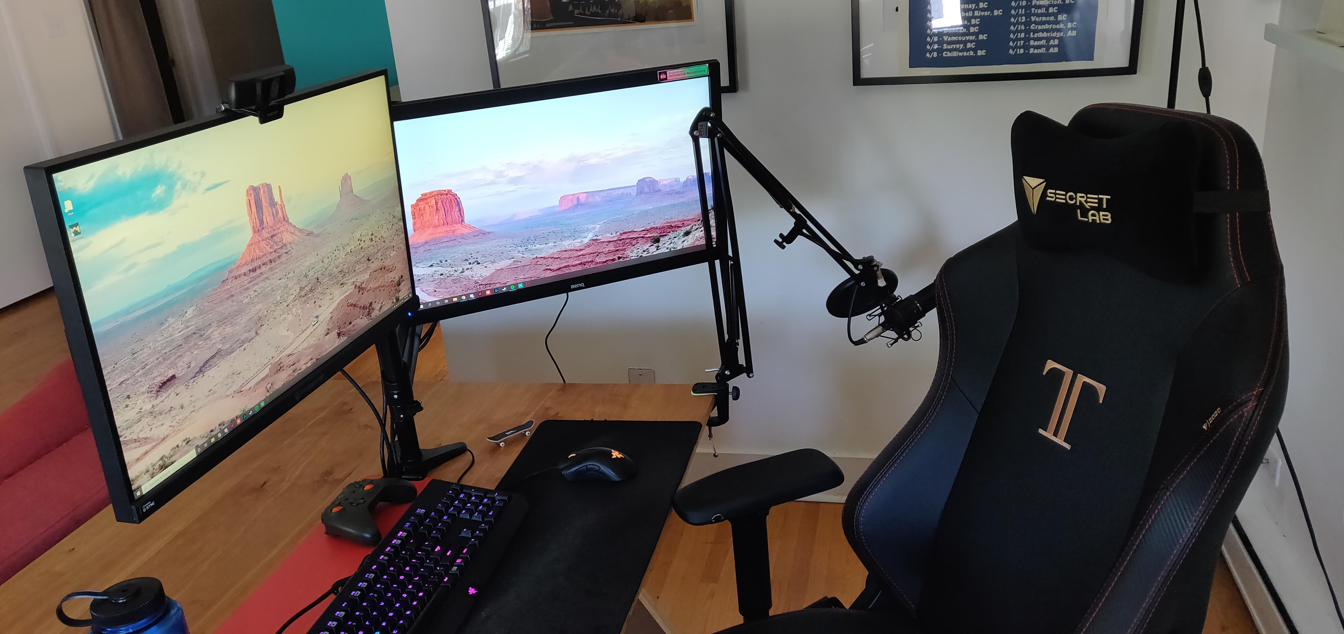 Nothing wild, finally got my Secretlab chair to make my setup cozy