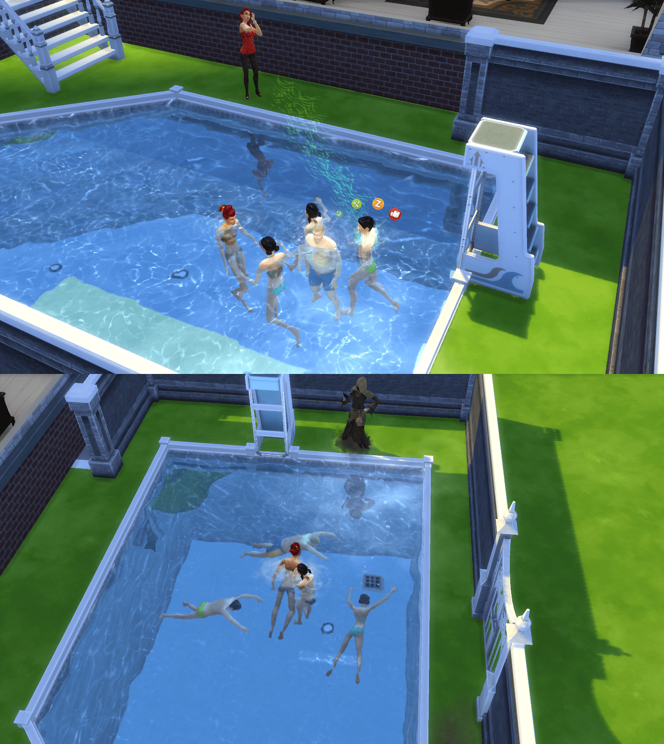 Vampires drown sims faster r/thesims