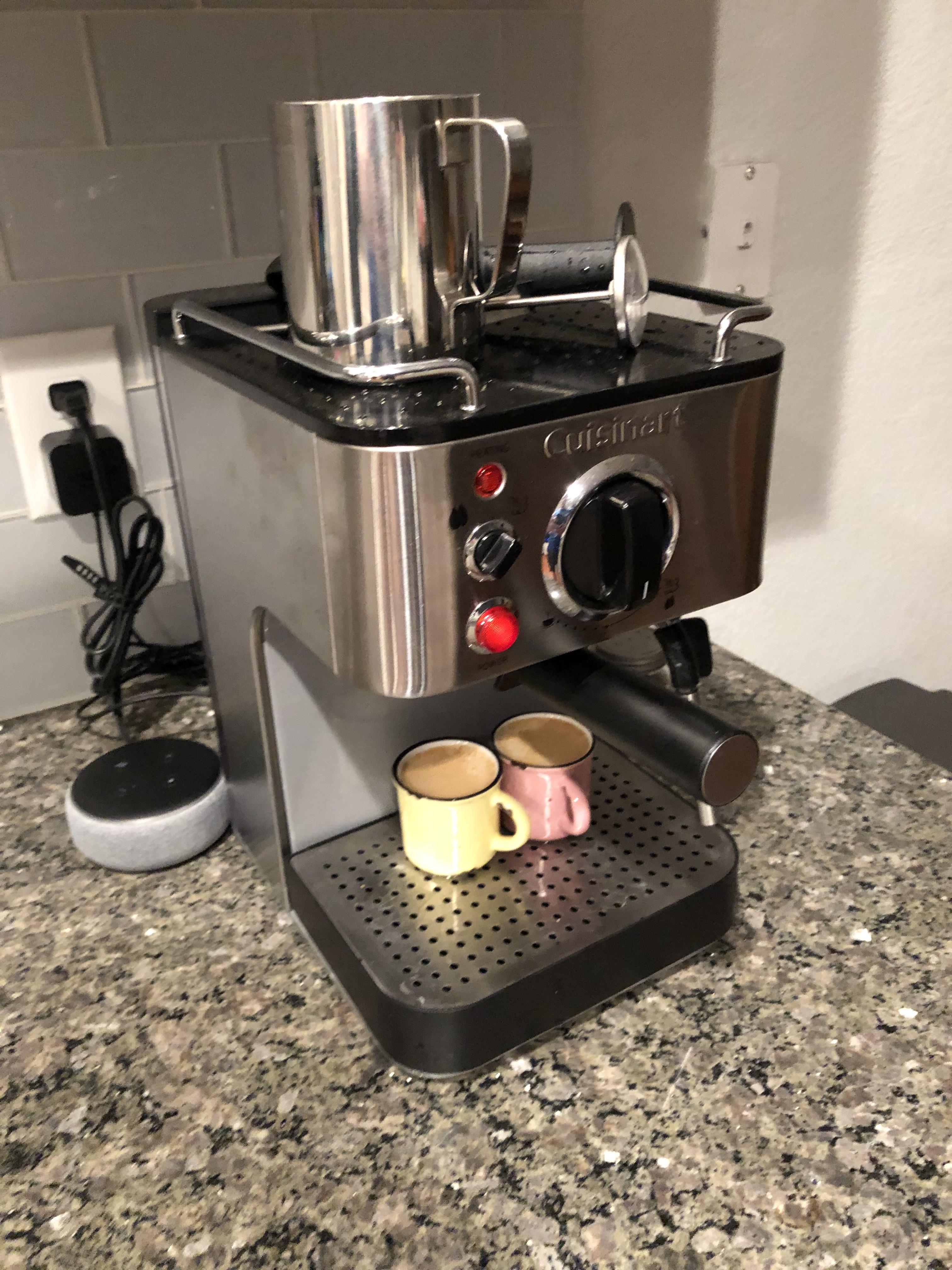 When your newborn is cluster feeding at 1am and your wife asks for a decaf late, you make her a